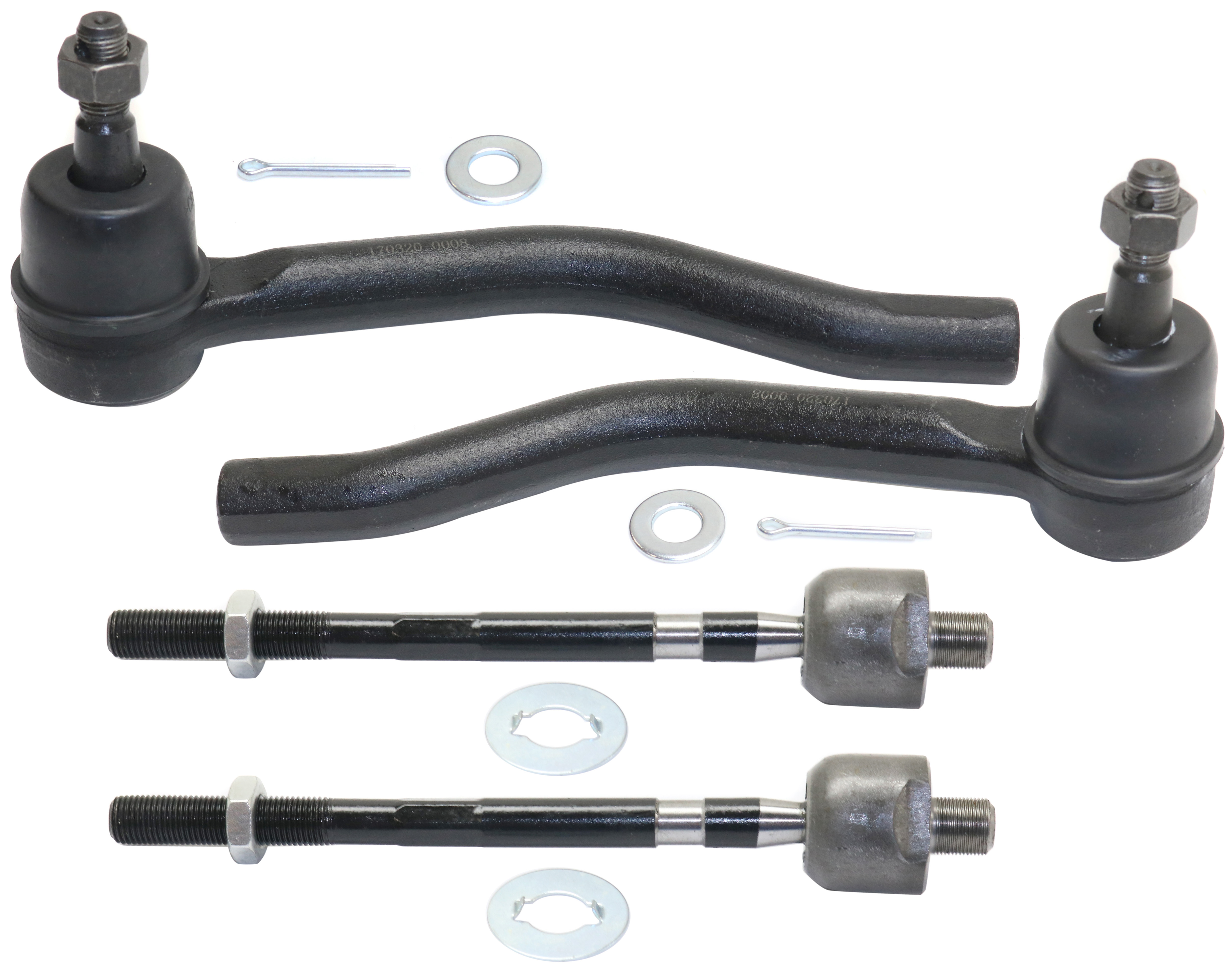 AM MAXIMA 09-14 FRONT TIE ROD END RH AND LH Inner and Outer SKU SET RN28210007-4 OEM 485219N00A GS30603 TO69161 GS3