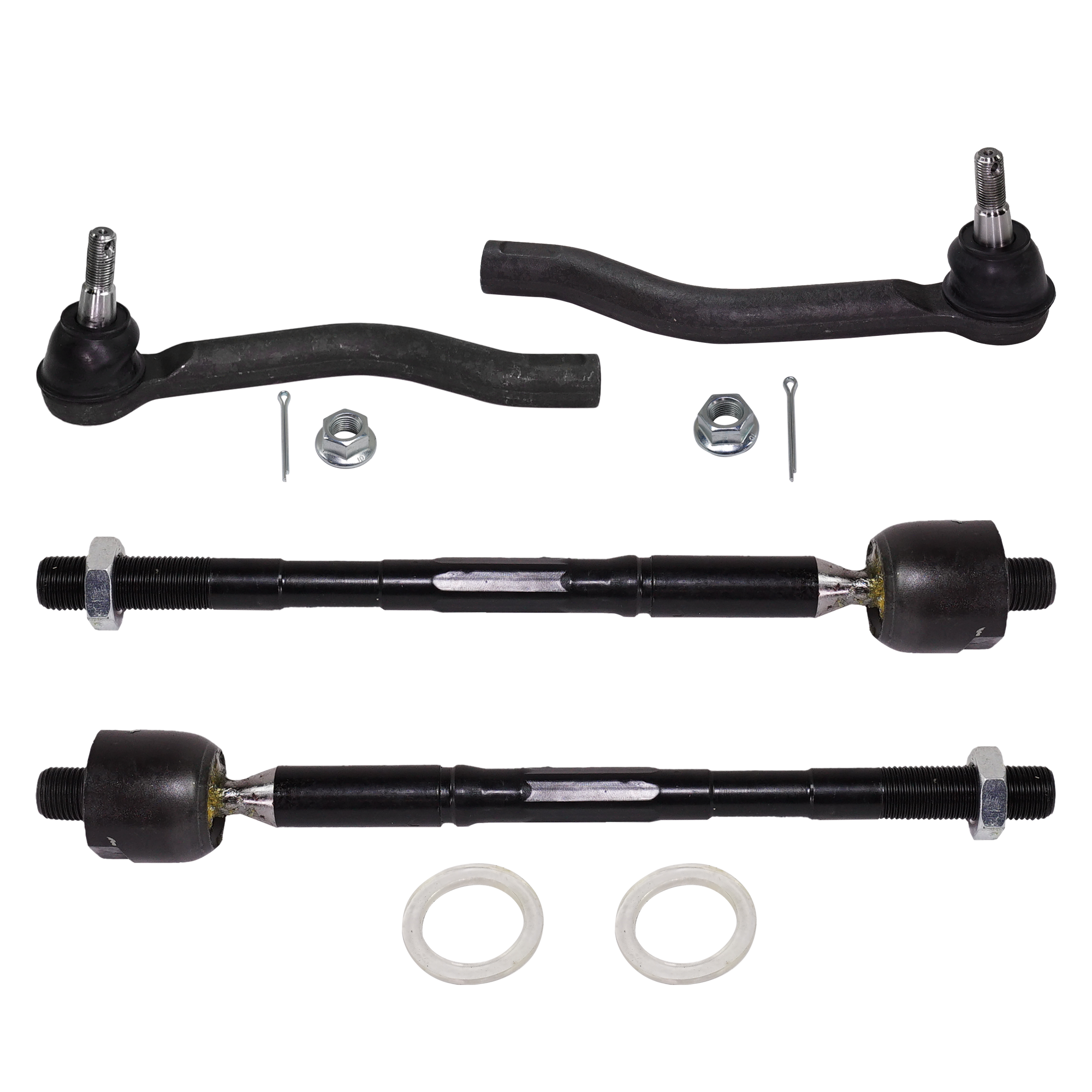 AM PATHFINDER 13-20 QX60-14-20 FRONT TIE ROD END RH AND LH Inner and Outer SKU SET RN28210015-4 OEM D85203KA0B D85213KA0A D86403KA