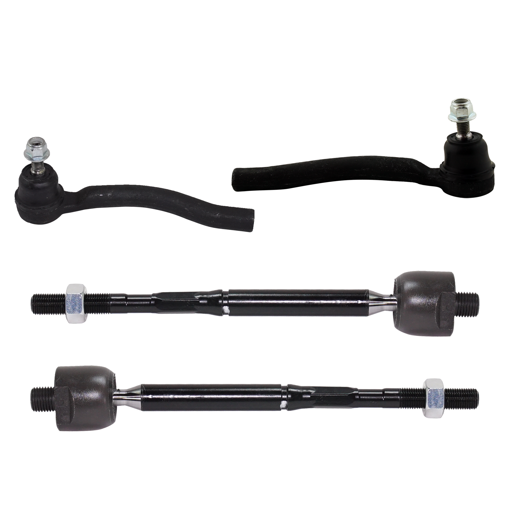 AM VERSA 12-19 VERSA NOTE 14-19 FRONT TIE ROD END RH AND LH Inner and Outer SKU SET RN28210024-4 OEM 1017639-45A2557-4012557 N99095