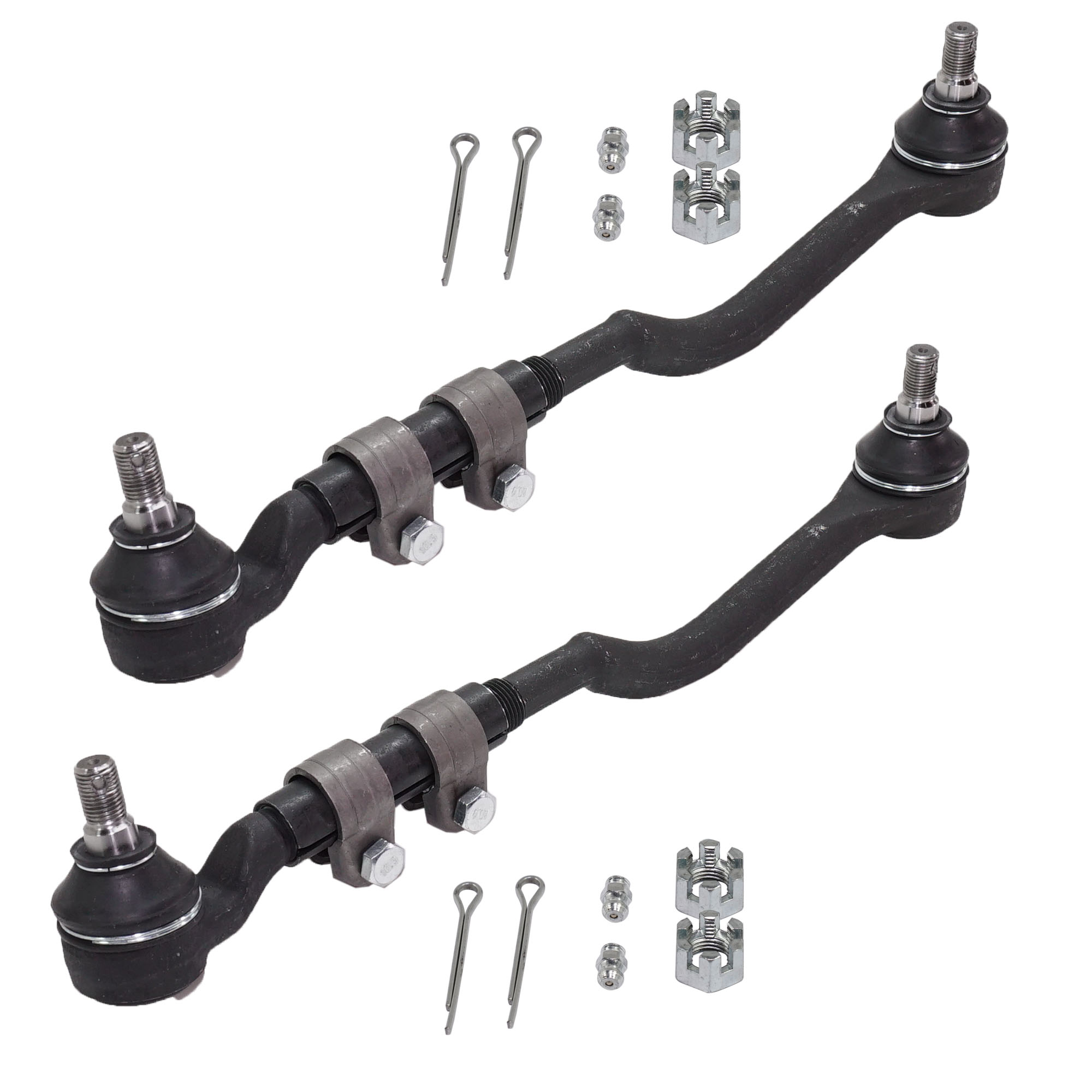 AM FRONTIER 98-04 FRONT TIE ROD ASSEMBLY RH AND LH Inner and Outer RWD SKU SET RN28210061 OEM 485102S485