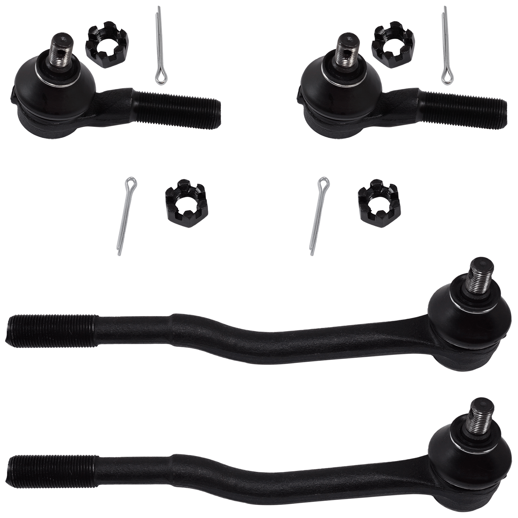 AM FRONTIER 98-04 FRONT TIE ROD END RH AND LH Inner and Outer SKU SET RN28210062-4A OEM 1014747-4011829-485212S485 D85
