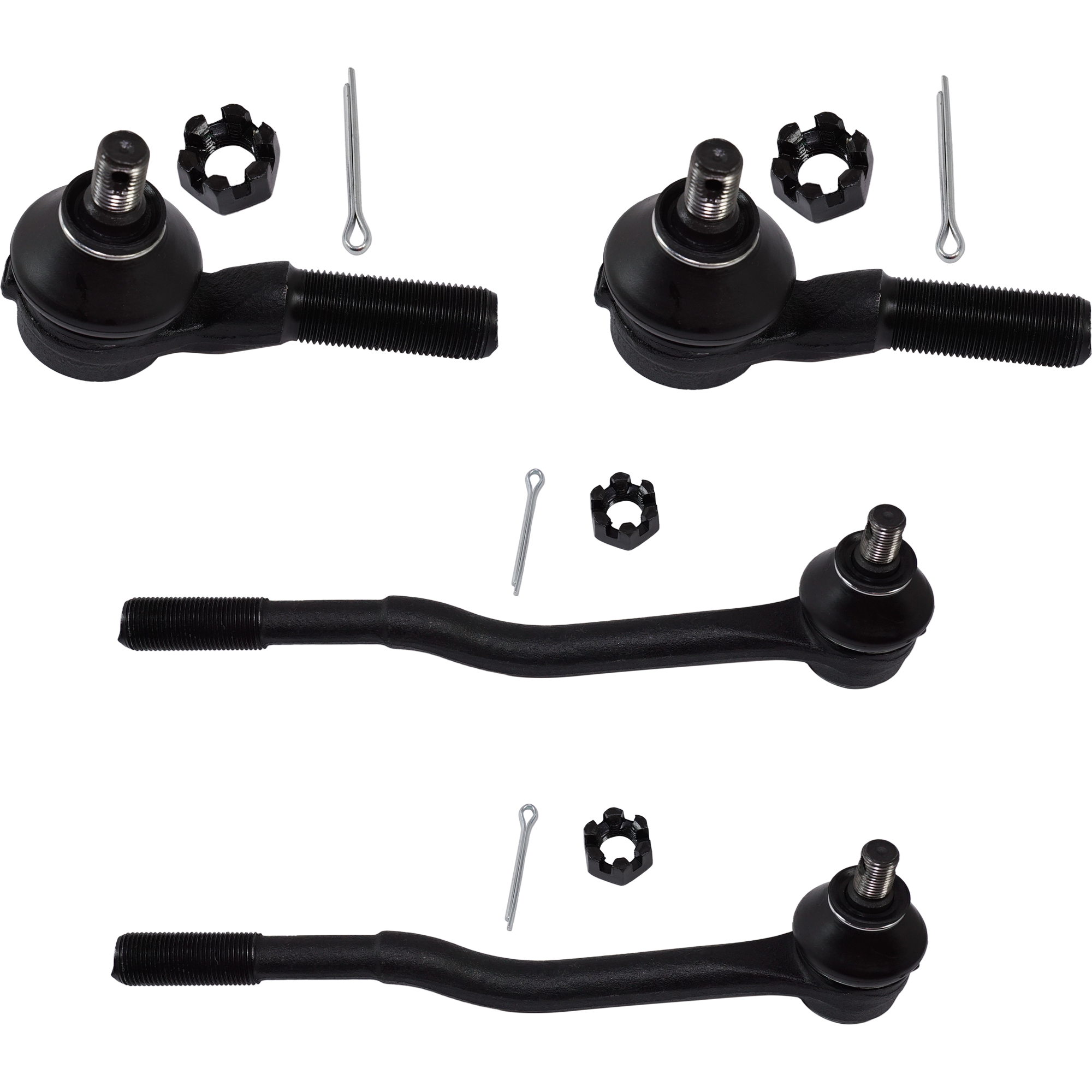 AM FRONTIER 98-04 FRONT TIE ROD END RH AND LH Inner and Outer SKU SET RN28210062-4 OEM 1014747-4011829-485212S485 D85