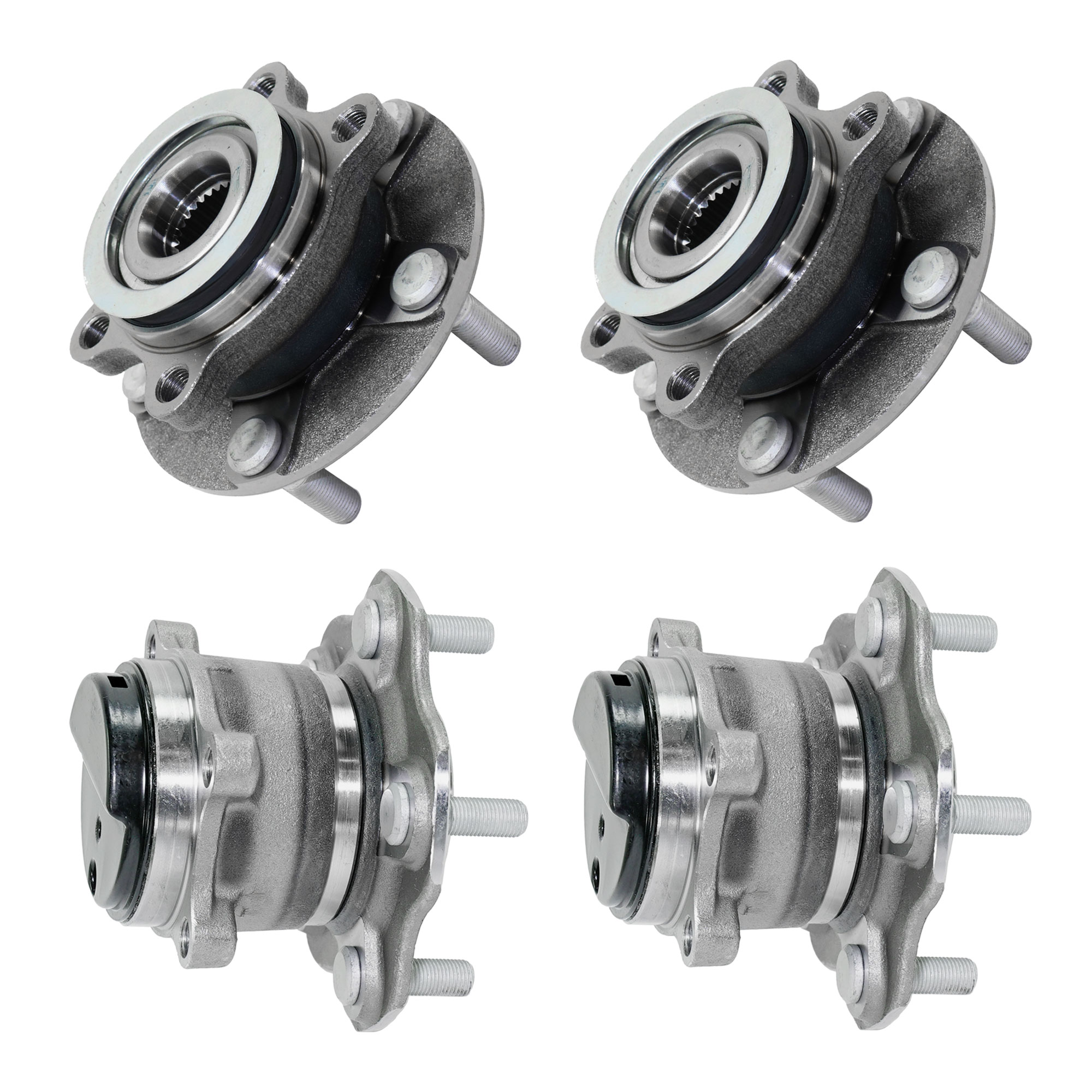 AM JUKE 11-17 FRONT AND REAR HUB ASSEMBLY RH AND LH SKU SET RN28370001-4 B OEM 402023PU0A