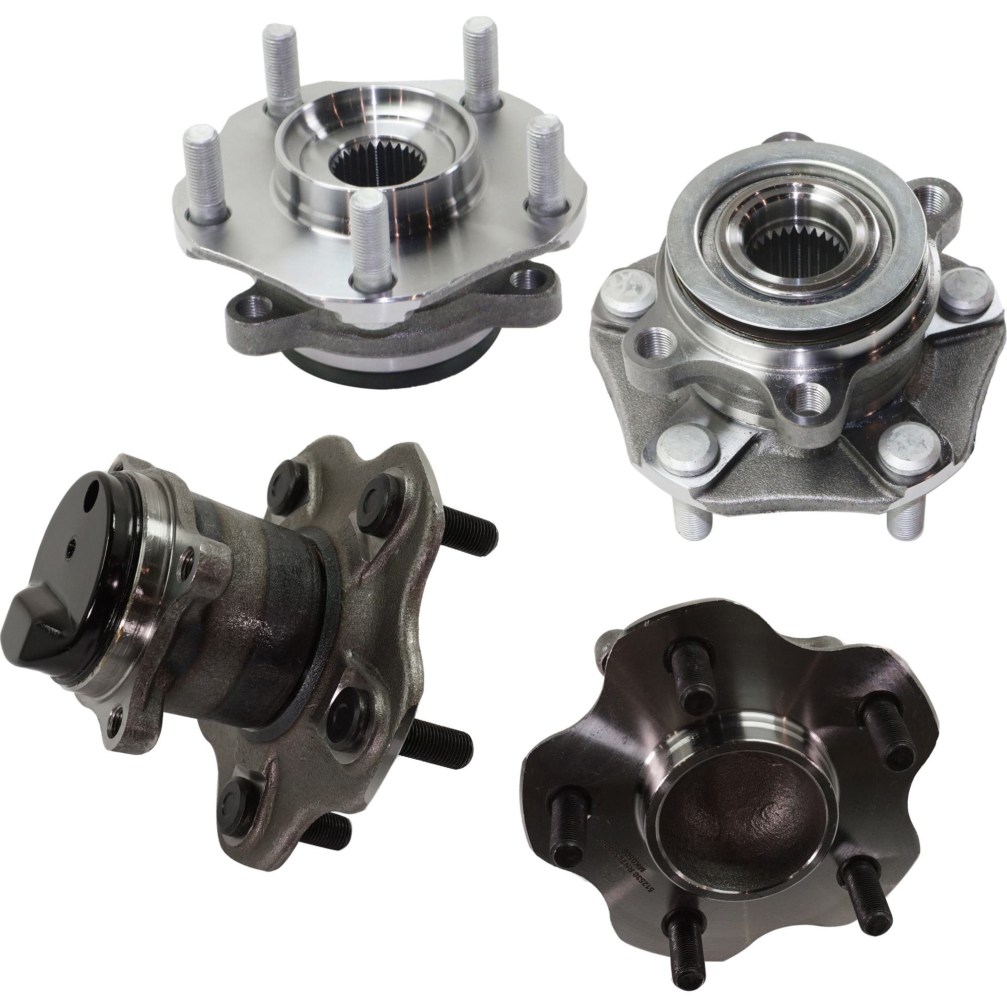 AM SENTRA 13-19 FRONT AND REAR HUB ASSEMBLY RH AND LH SKU SET RN28370007-4 A OEM 402023SH0A