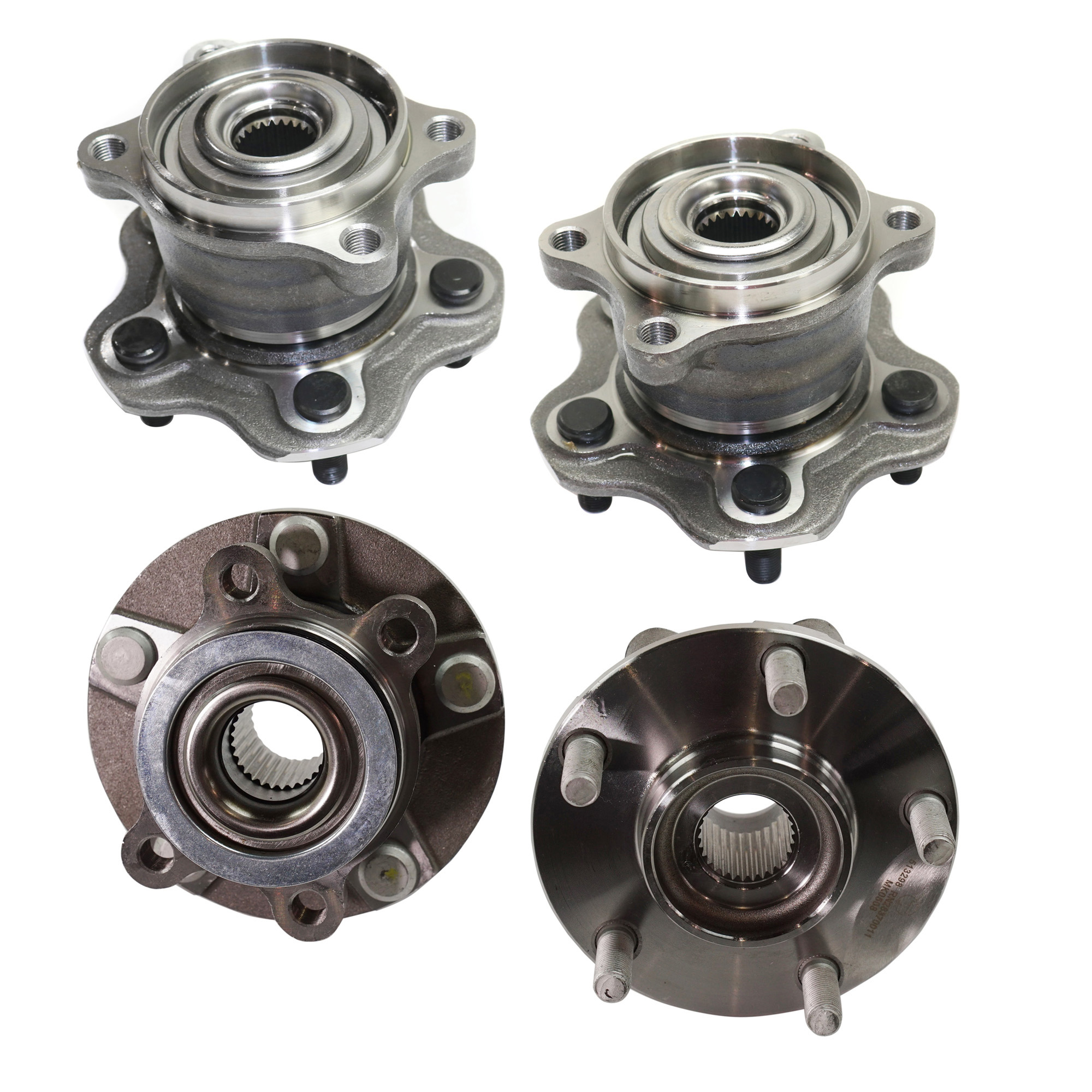 AM ROGUE 08-13 ROGUE SELECT 14-15 FRONT AND REAR HUB ASSEMBLY RH AND LH SKU SET RN28370011-4 OEM 101860-516343-7500021-40242004