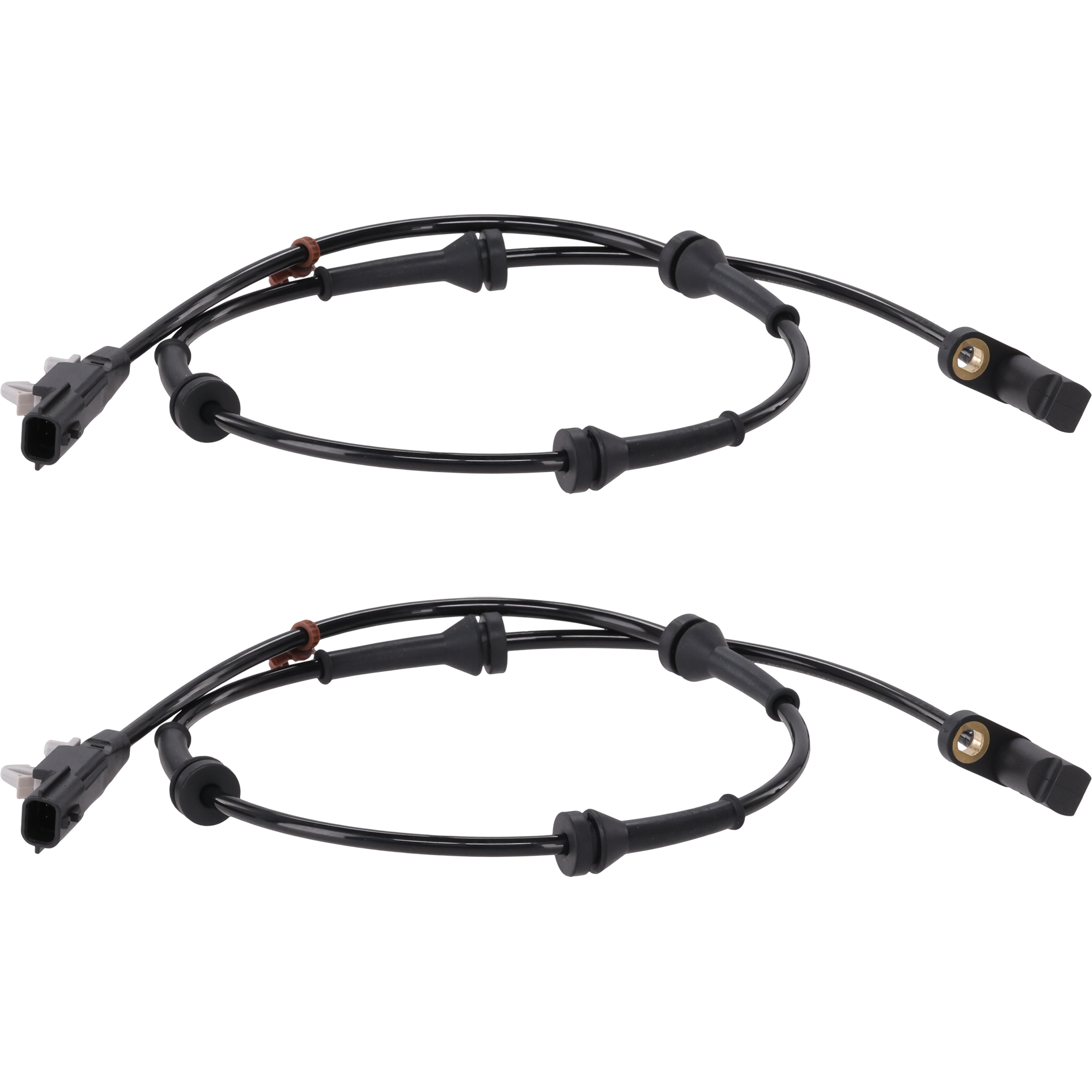 AM RAM 1500-19-20 REAR ABS SPEED SENSOR RH AND LH 2 Male Blade Terminals Female Square Connector SKU SET RN31080086-2 OEM 479004CB4A