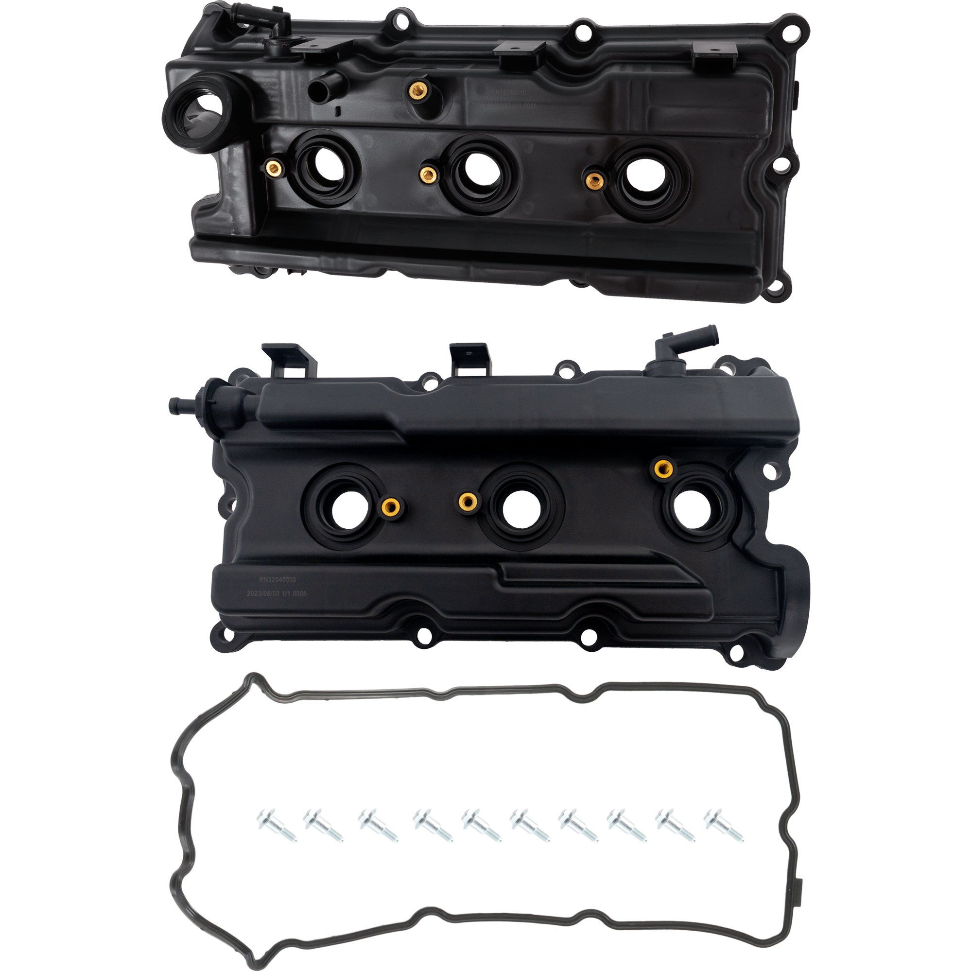 AM FRONTIER 05-20 PATHFINDER 05-12 XTERRA 05-15 VALVE COVER RH AND LH 4.0L Eng. 6.0 Cyl. w Gaskets SKU SET RN32040009 OEM 13264EA200-13264EA210