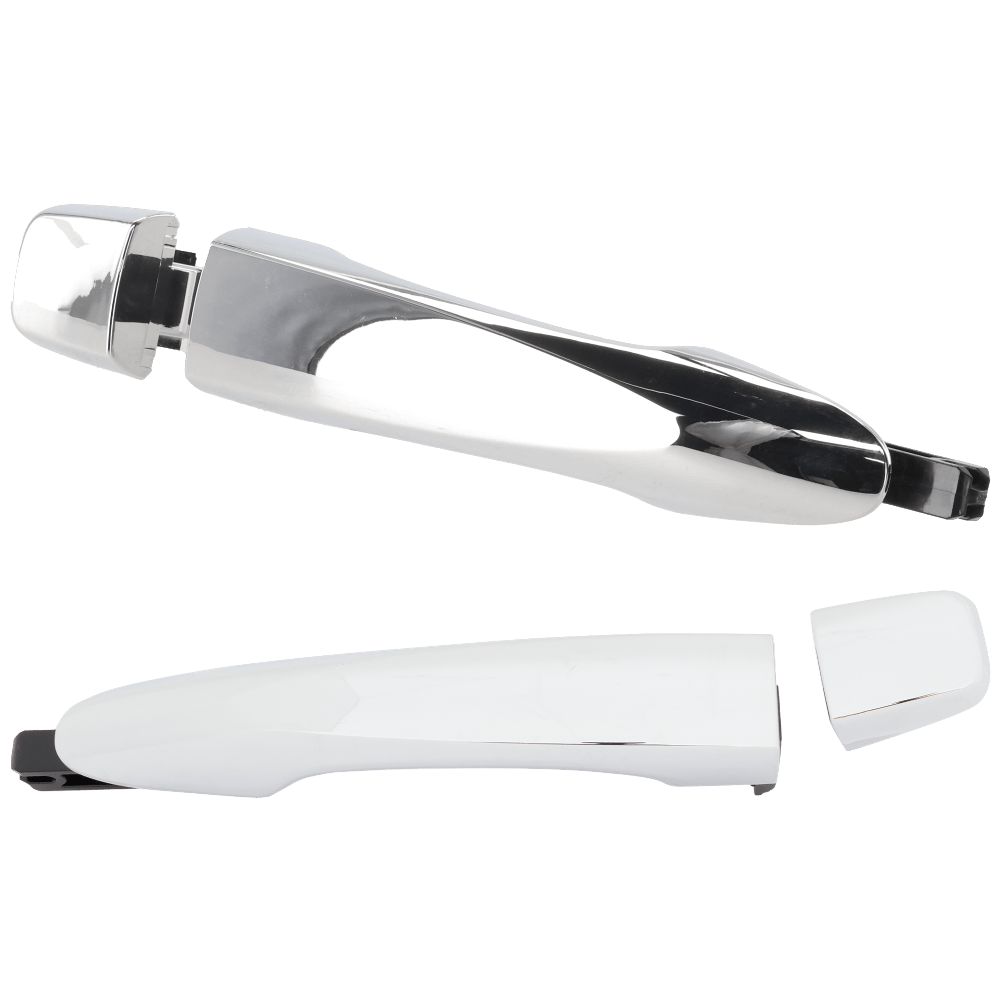 AM ROGUE 14-20 FRONT AND REAR EXTERIOR DOOR HANDLE RH AND LH Chrome w o Smart Entry System w o Button Handle+Cover SKU SET RN46250009K A OEM 806404BA0D 806404BA0D PFM