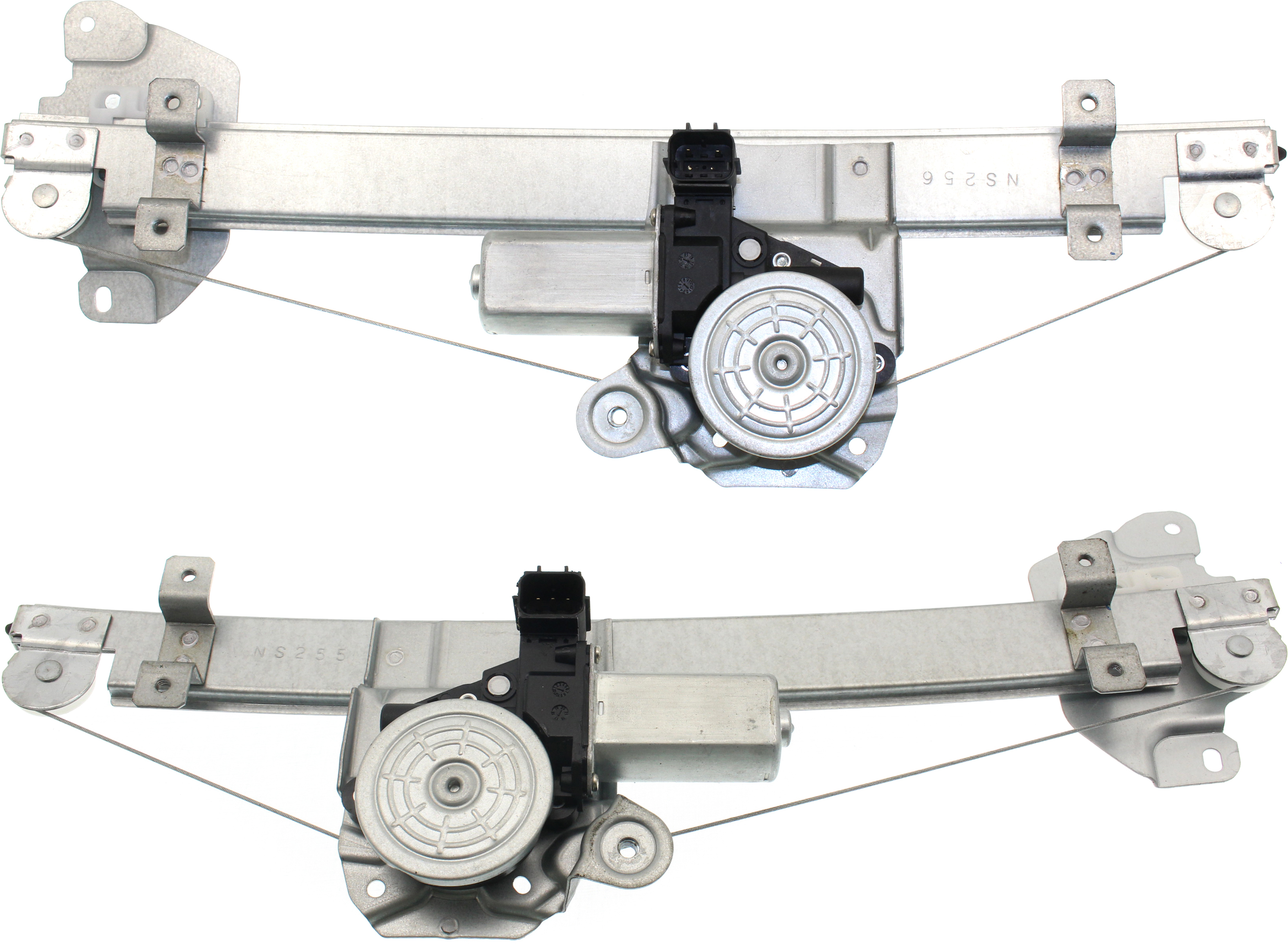 AM ALTIMA 13-18 FRONT WINDOW REGULATOR RH and LH Power w Motor and One Touch Anti Pinch Sedan SKU SET RN46290009 Partslink NI1350160 NI1351161 OEM 807213TA2A PFM 807203TA2A PFM