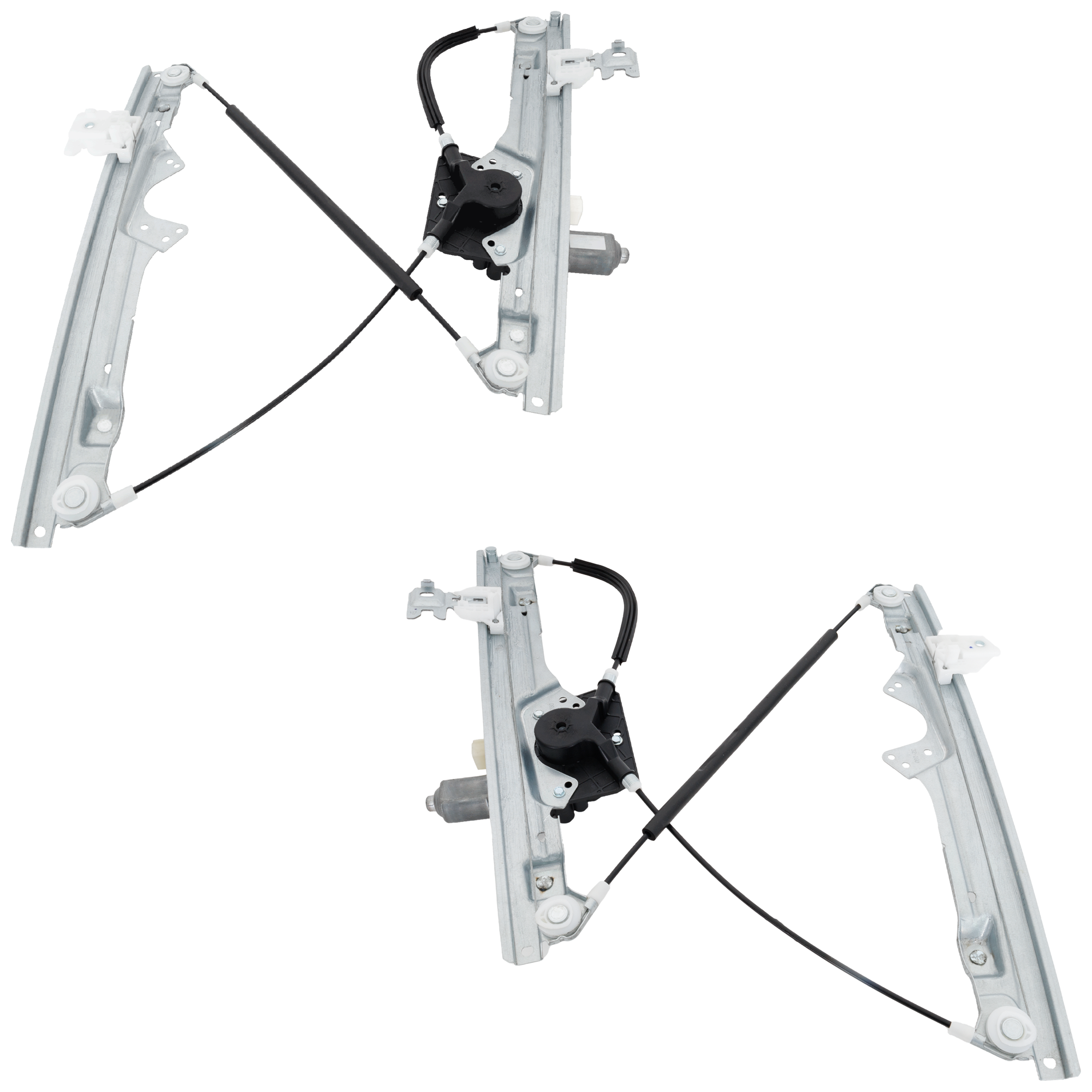 AM SENTRA 07-12 FRONT WINDOW REGULATOR RH AND LH Power w Motor RH 2 Pins LH 6 Pins SKU SET RN46290065 Partslink NI1351171 NI1350171 OEM 80720ET000 PFM 80721ET000 PFM