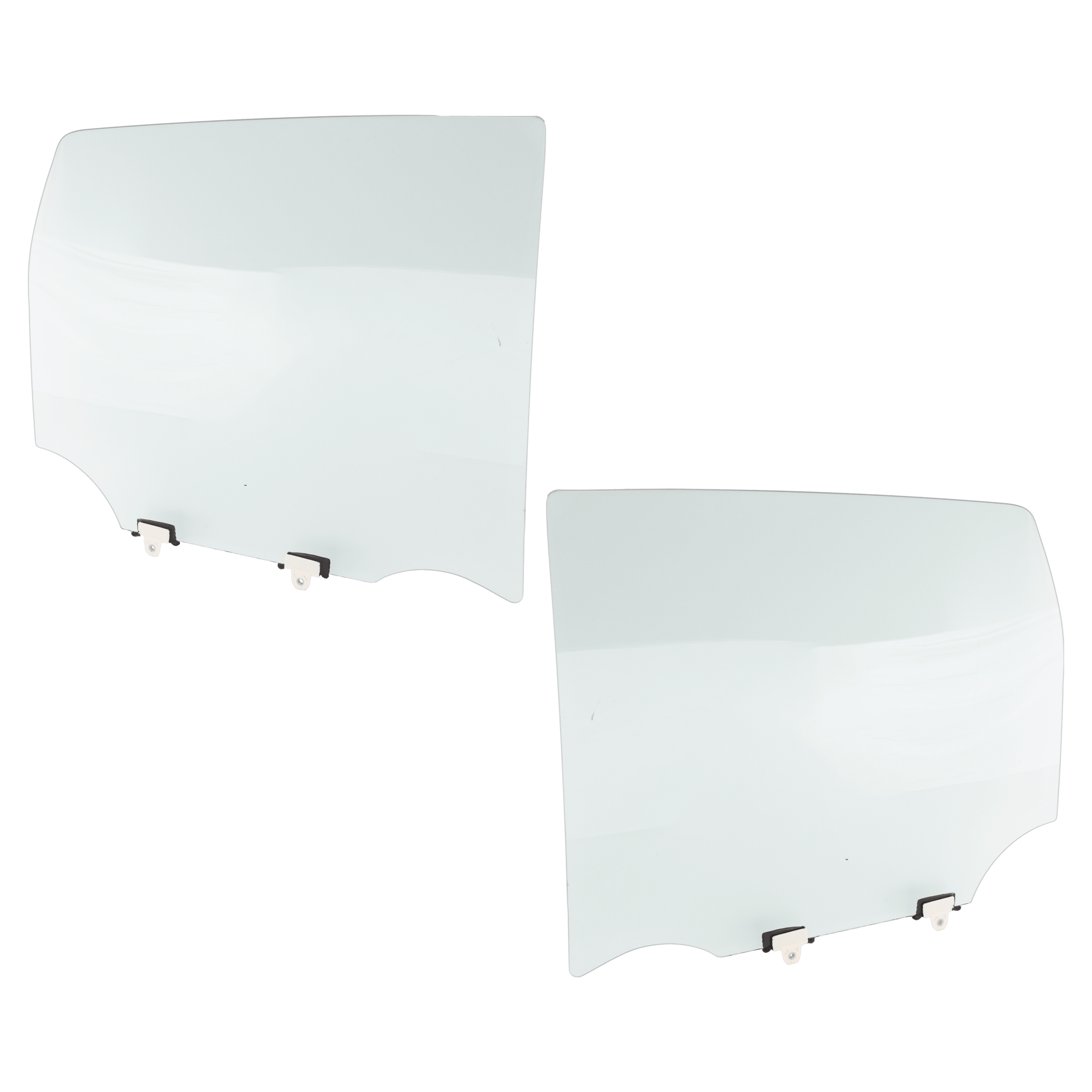 AM NISSAN VERSA NOTE 14-19 REAR DOOR GLASS RH AND LH Green Tint w Clip SKU SET RN48130059 OEM 823003WC0A 823013WC0A