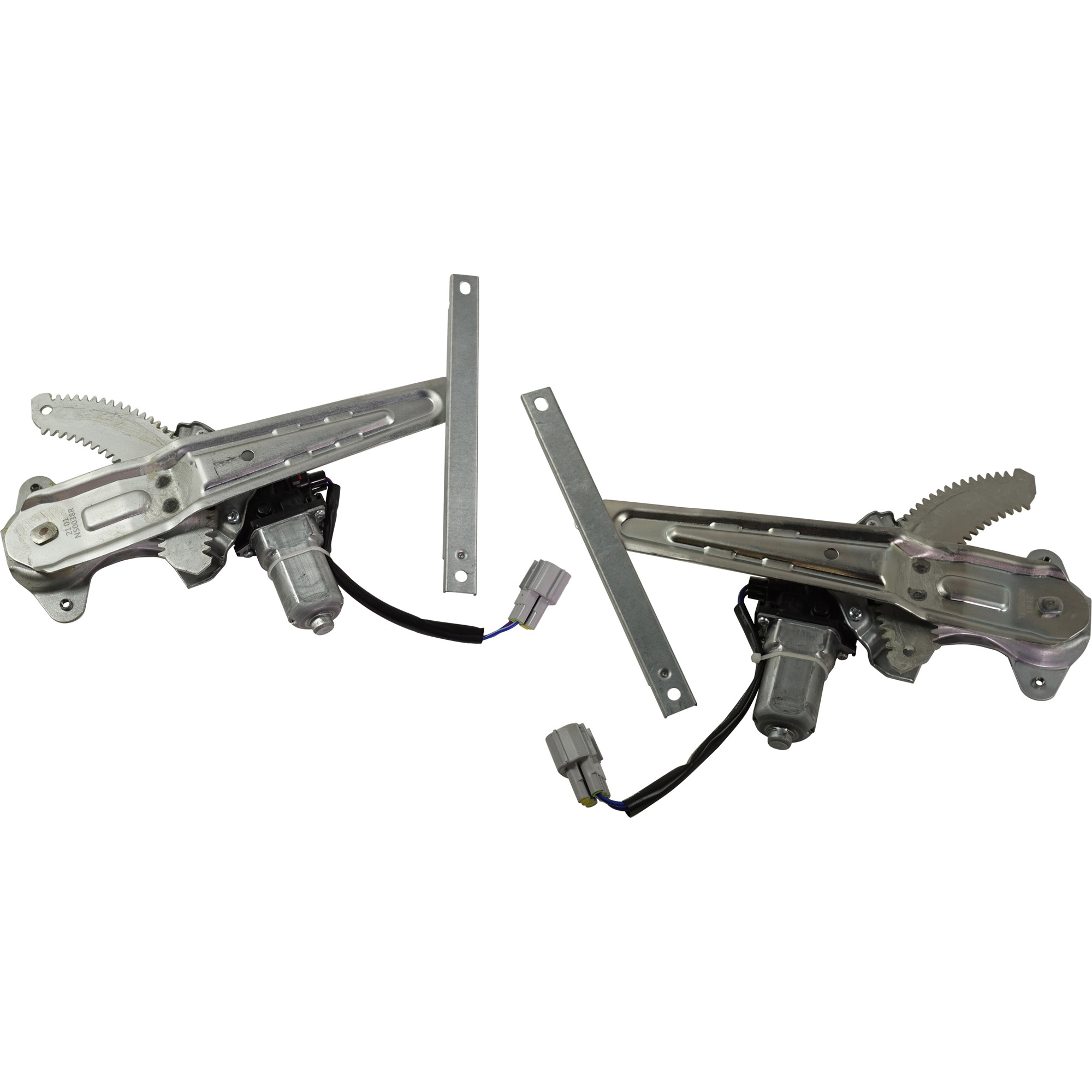 AM LEAF 13-24 SENTRA 20-23 REAR WINDOW REGULATOR RH AND LH Power w Motor 2 Pin SKU SET RN49170011 Partslink NI1550143 NI1551143 OEM 827203NN0A PFM 827213NN0A PFM