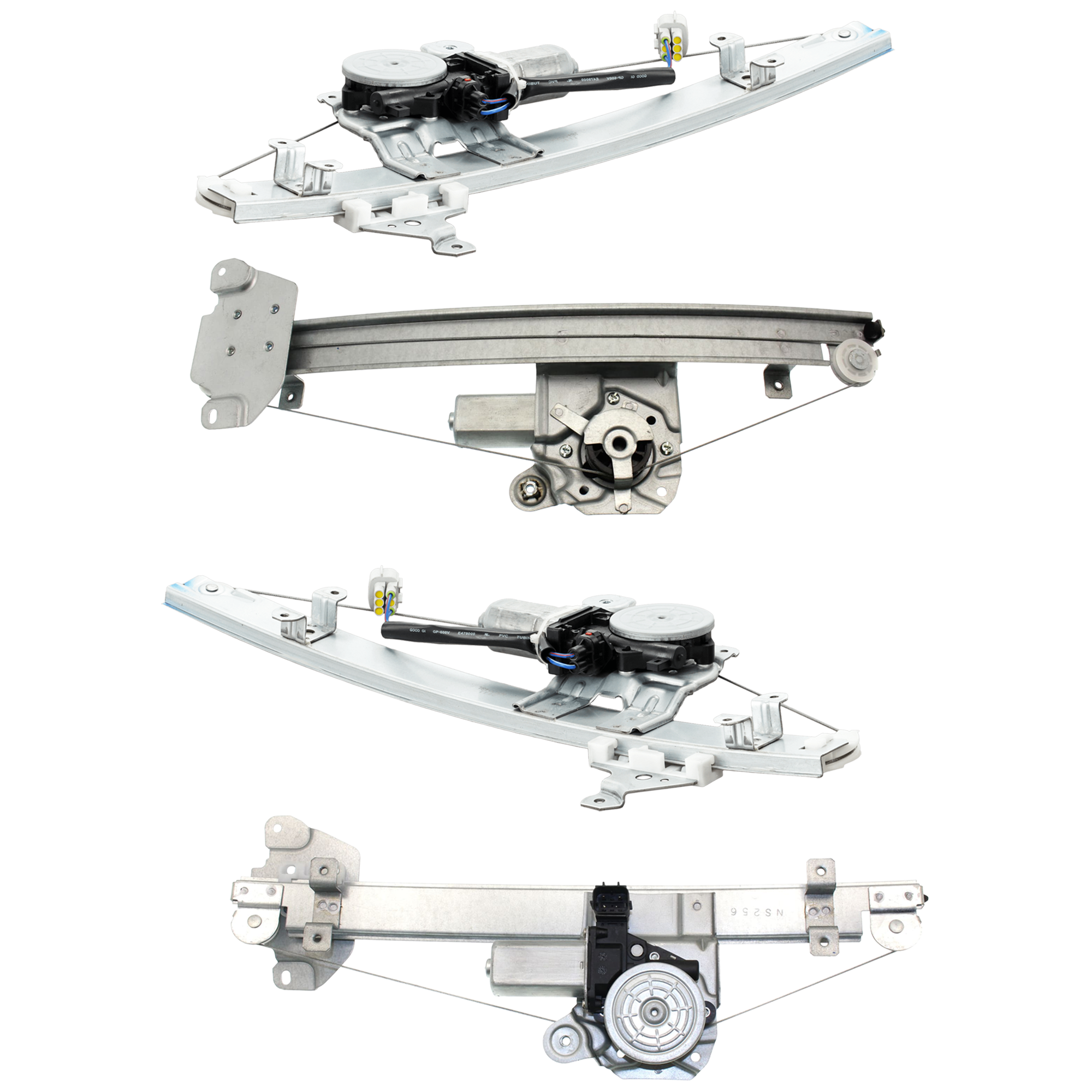 AM ALTIMA 13-18 FRONT AND REAR WINDOW REGULATOR RH AND LH Power w Motor Sedan SKU SET RN49170065-4 Partslink NI1350160 NI1351161 OEM 807203TA2A PFM 807213TA2A PFM