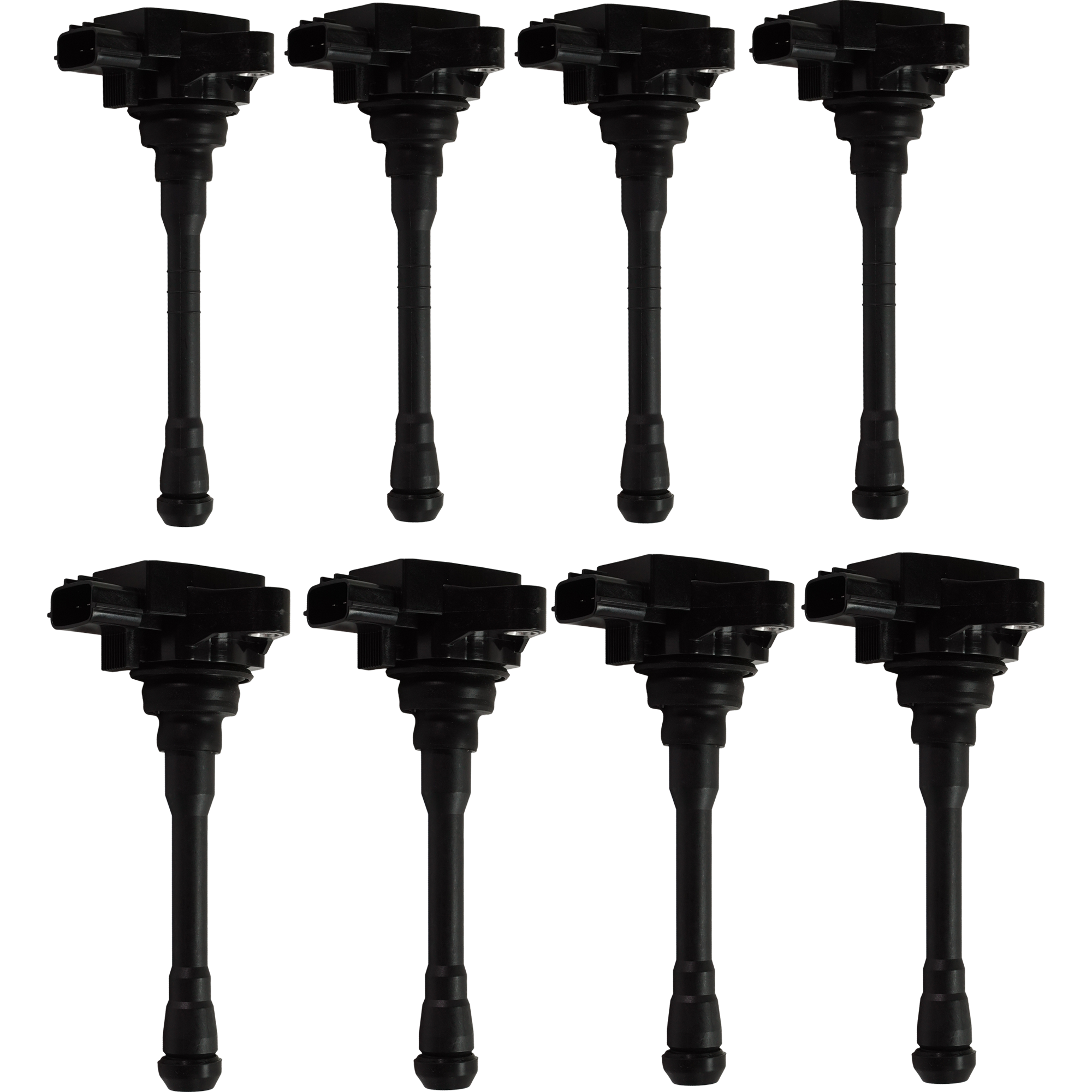 AM NV2500 TITAN XD 16-20 IGNITION COIL Set of 8 For 8 Cylinder 5.6L Eng. Front and Rear Bank SKU SET RN50460007-8 OEM 22448EZ31A 22448EZ31B