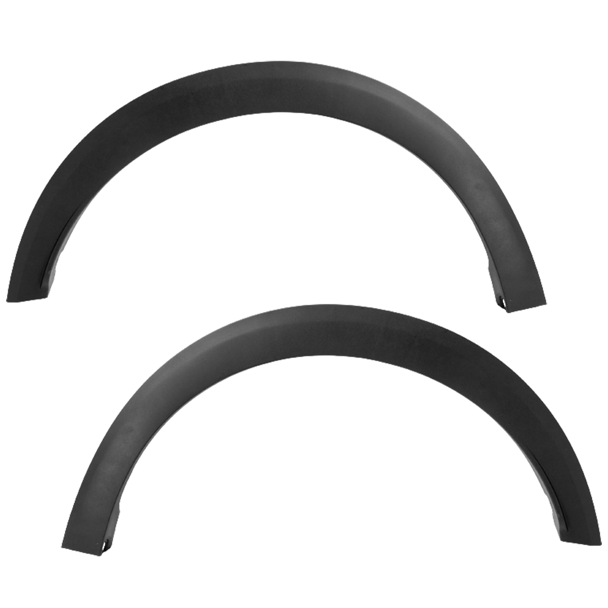 AM KICKS 18-23 REAR WHEEL OPENING MOLDING RH AND LH Mounted on Quarter Panel Textured Black SKU SET RN55390005 Partslink NI1791102 NI1790102 OEM 938285RB0A 938295RB0A
