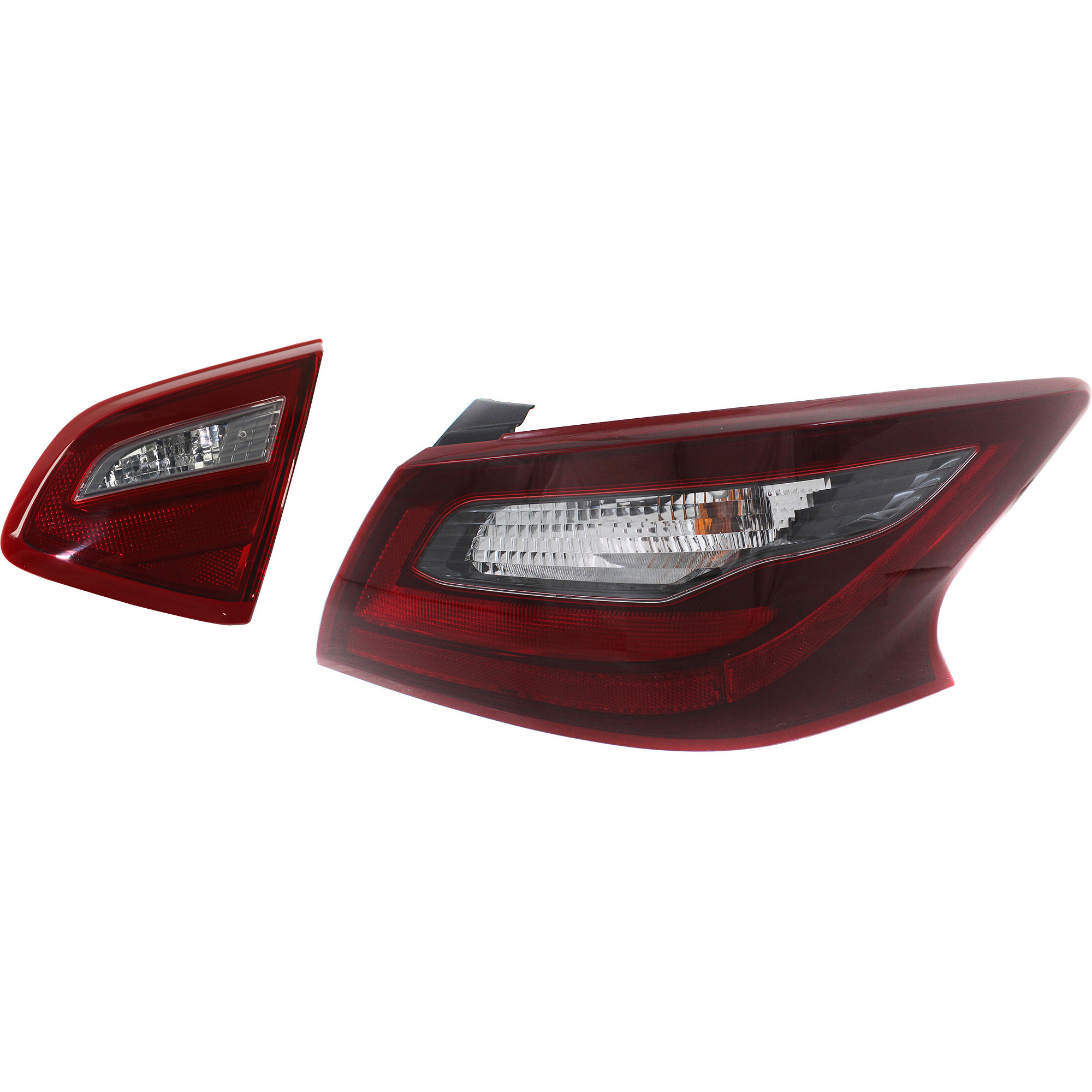 AM ALTIMA 18-18 TAIL LAMP RH AND LH Inner and Outer Assembly Halogen CAPA SKU SET RN73010005Q B Partslink NI2803117C NI2805111C OEM 265409HU0A 265509HS1A
