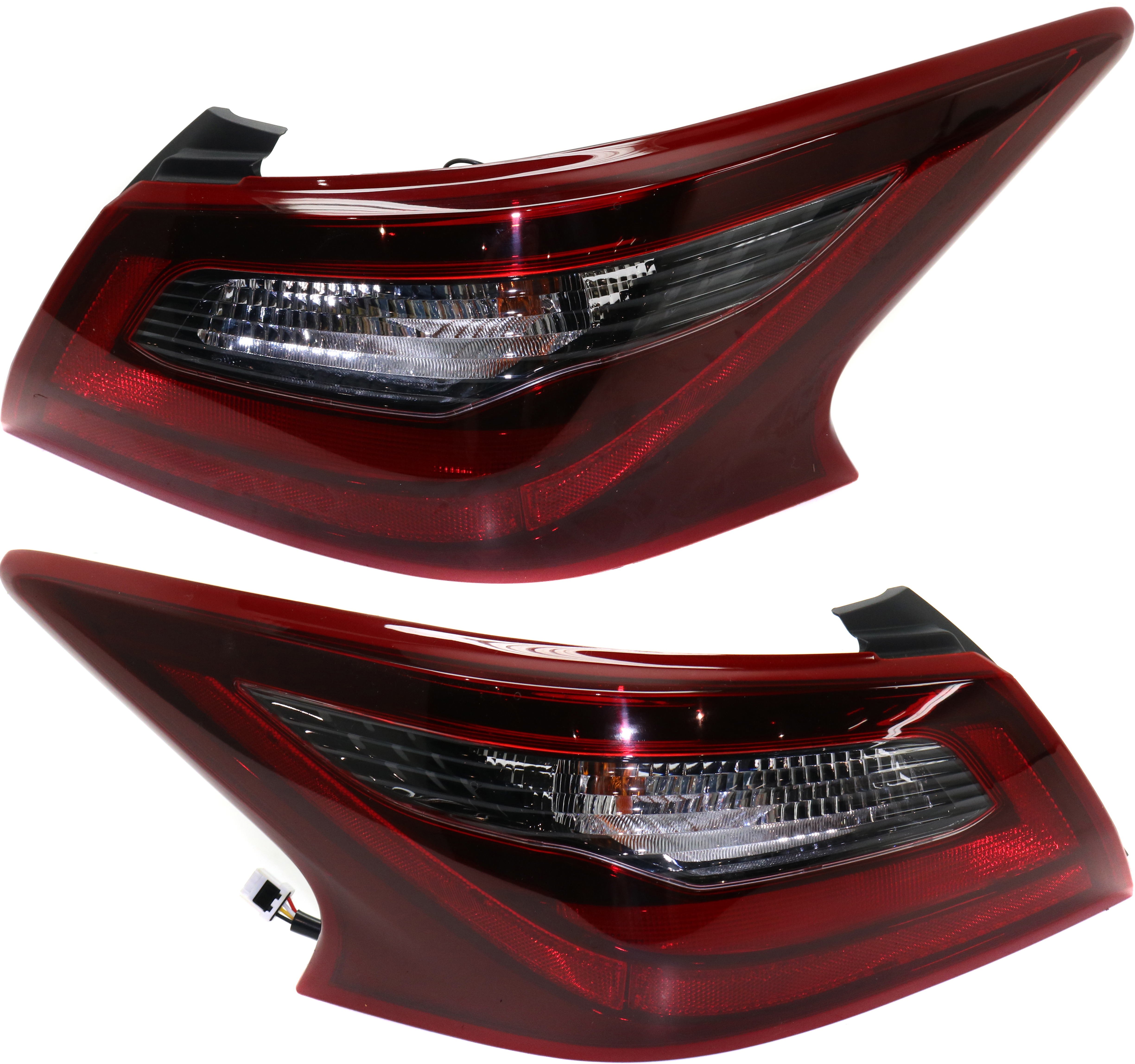 AM ALTIMA 17-18 TAIL LAMP RH AND LH Outer Assembly SR Model w Smoke Lens CAPA SKU SET RN73010005Q Partslink NI2805111C NI2804111C OEM 265509HS1A 265559HS1A