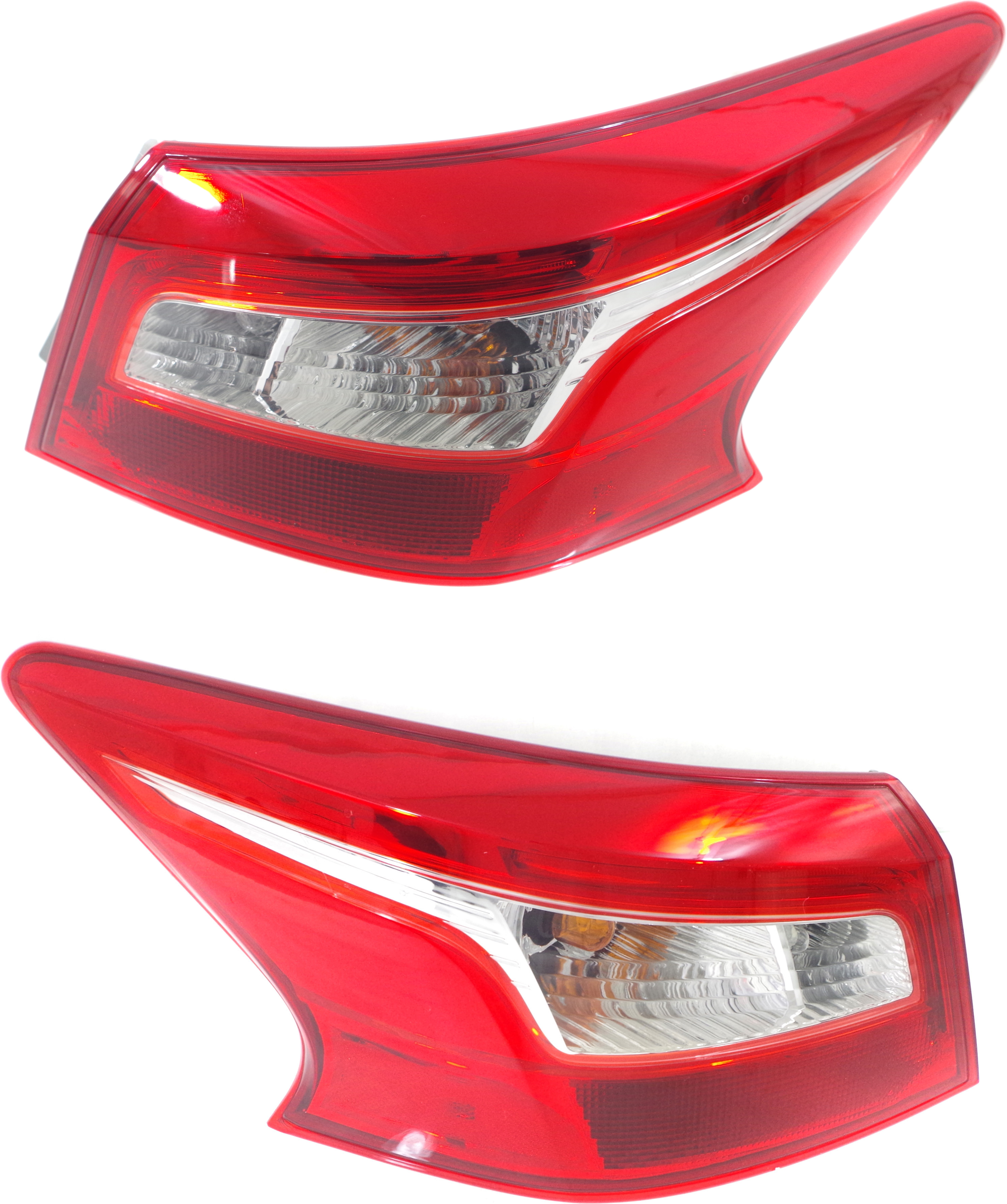 AM SENTRA 16-19 TAIL LAMP RH AND LH Outer Assembly Exc. Nismo Model CAPA SKU SET RN73010007Q Partslink NI2804108C NI2805108C OEM 265503YU0A 265553YU0A
