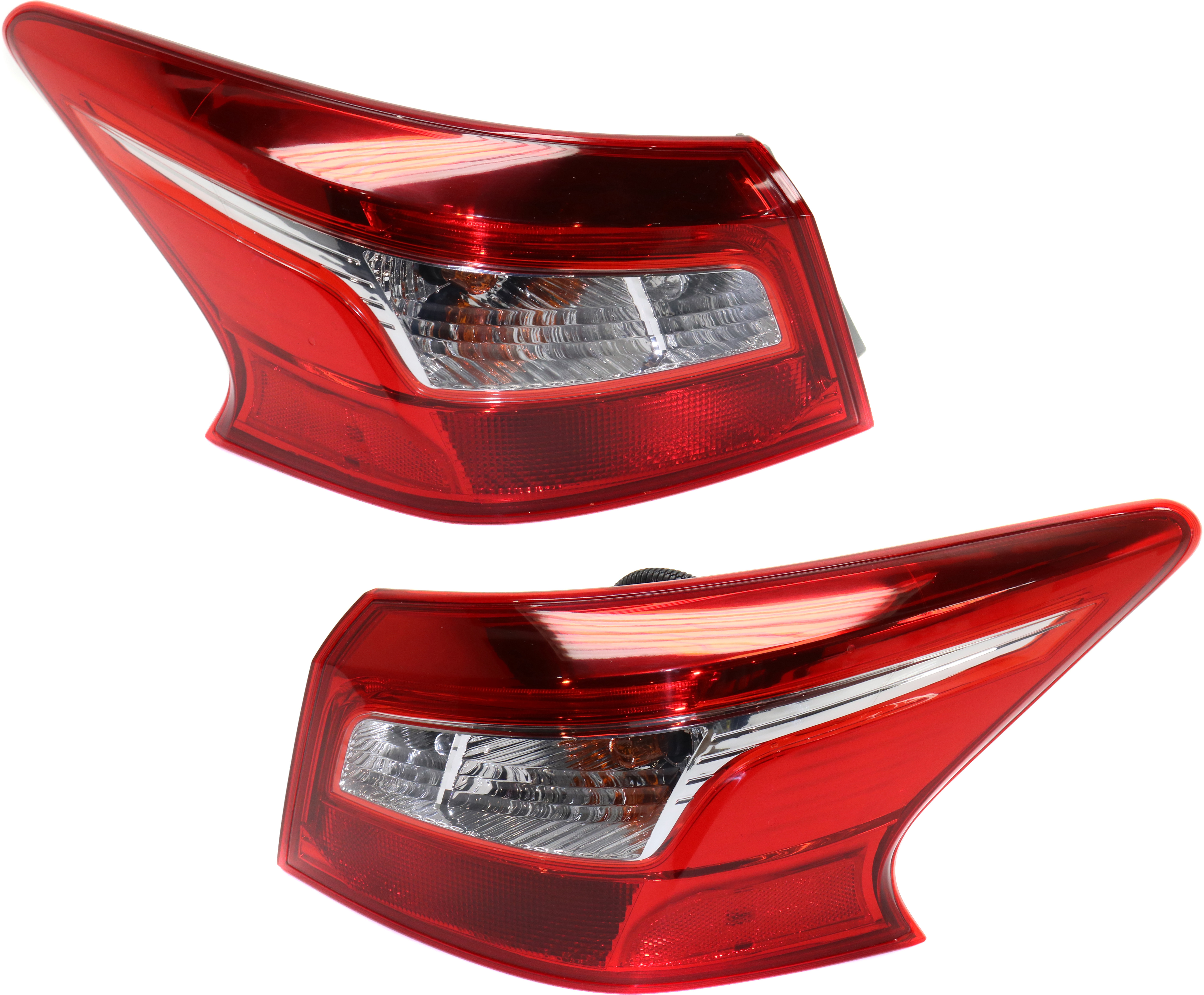 AM SENTRA 16-19 TAIL LAMP RH AND LH Outer Assembly Exc. Nismo Model SKU SET RN73010007 Partslink NI2805108 NI2804108 OEM 265503YU0A 265553YU0A