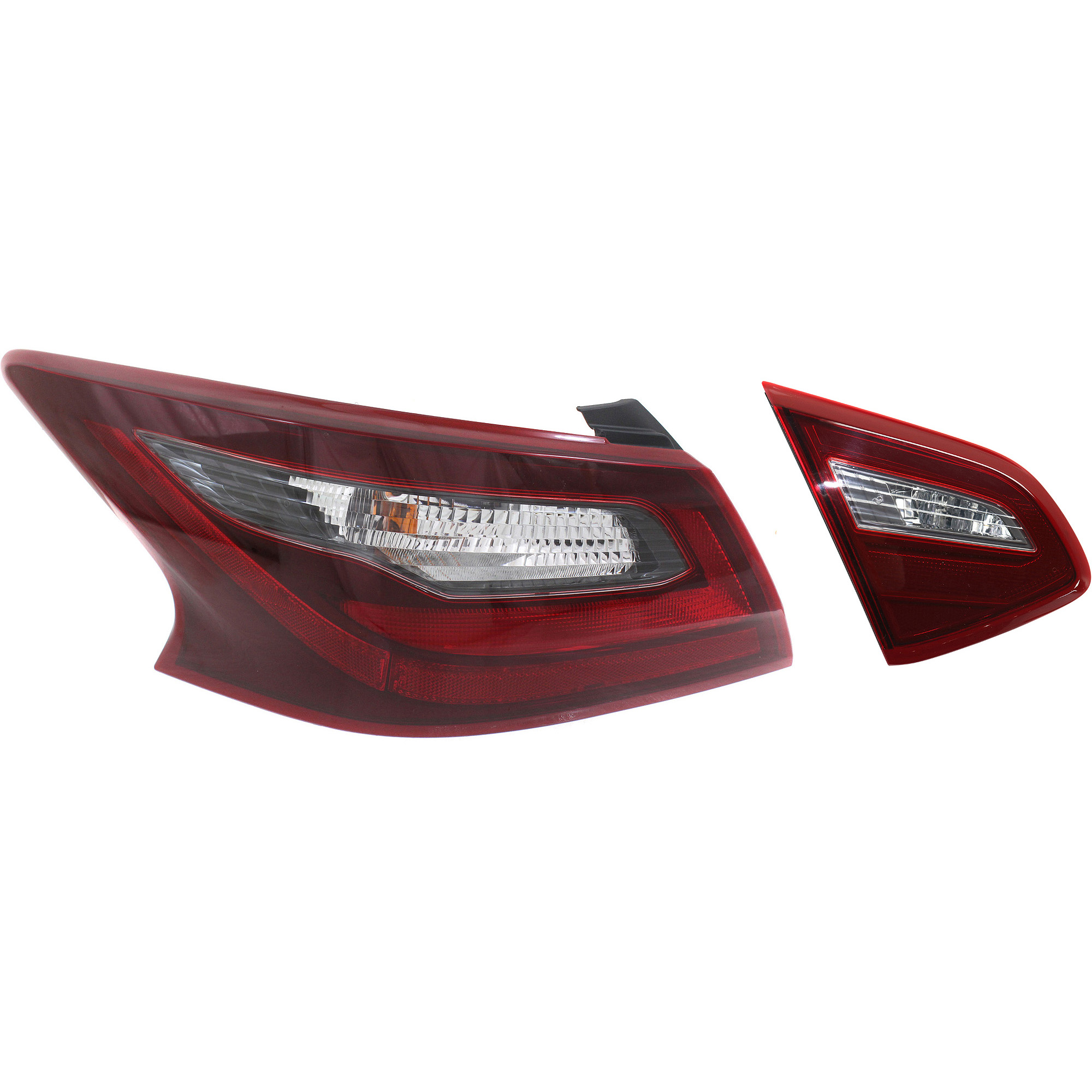 AM ALTIMA 18-18 TAIL LAMP LH Inner and Outer Halogen CAPA SKU SET RN73010016Q A Partslink NI2802117C NI2804111C OEM 265459HU0A 265559HS1A