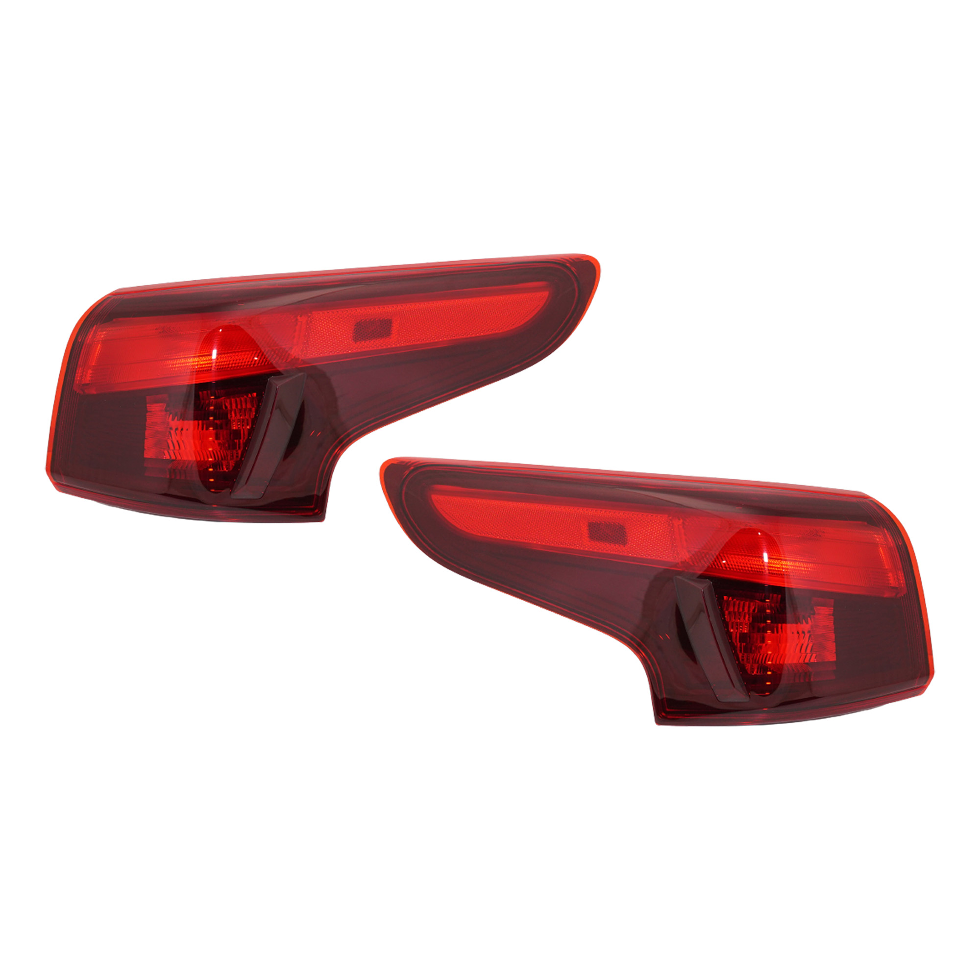 AM ROUGE SPORT 17-19 TAIL LAMP RH AND LH Outer Assembly Halogen SKU SET RN73010033 Partslink NI2805117 NI2804117 OEM 265506MA0A 265556MA0A