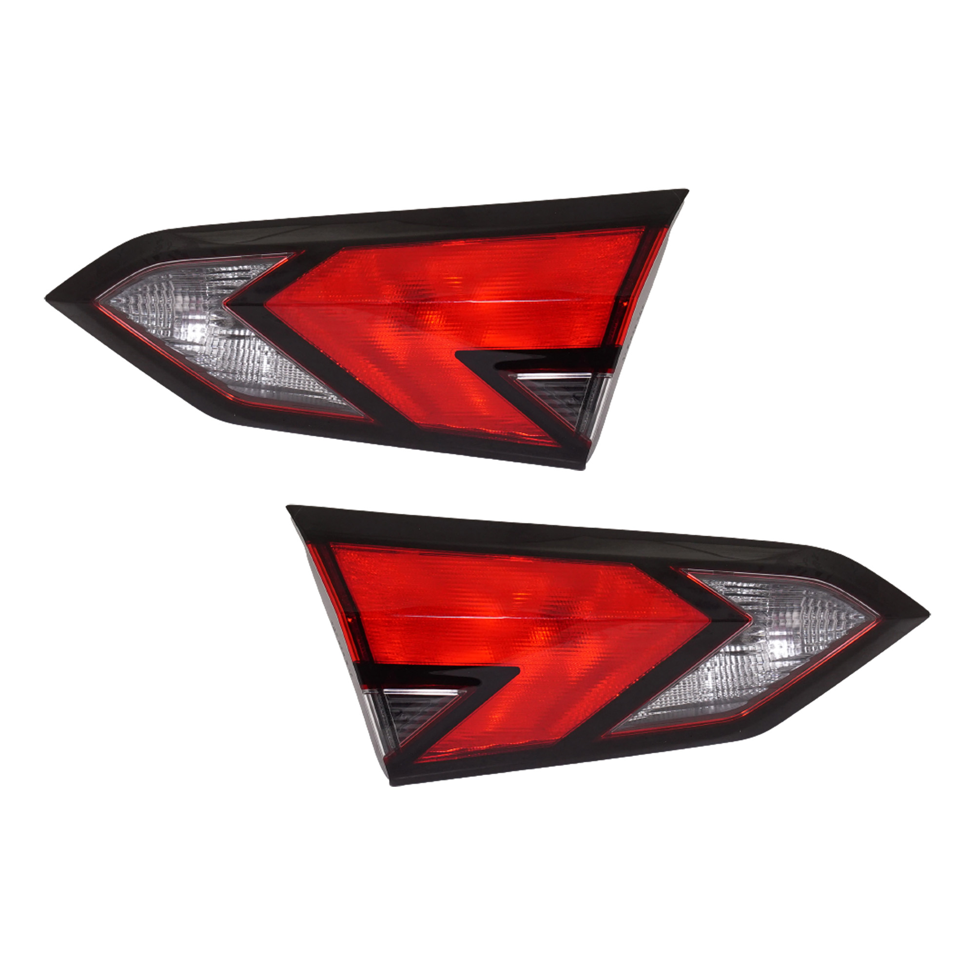 AM VERSA 20-23 TAIL LAMP RH AND LH Inner Assembly Halogen SKU SET RN73010041 Partslink NI2803121 NI2802121 OEM 265405EE0A 265455EE0A