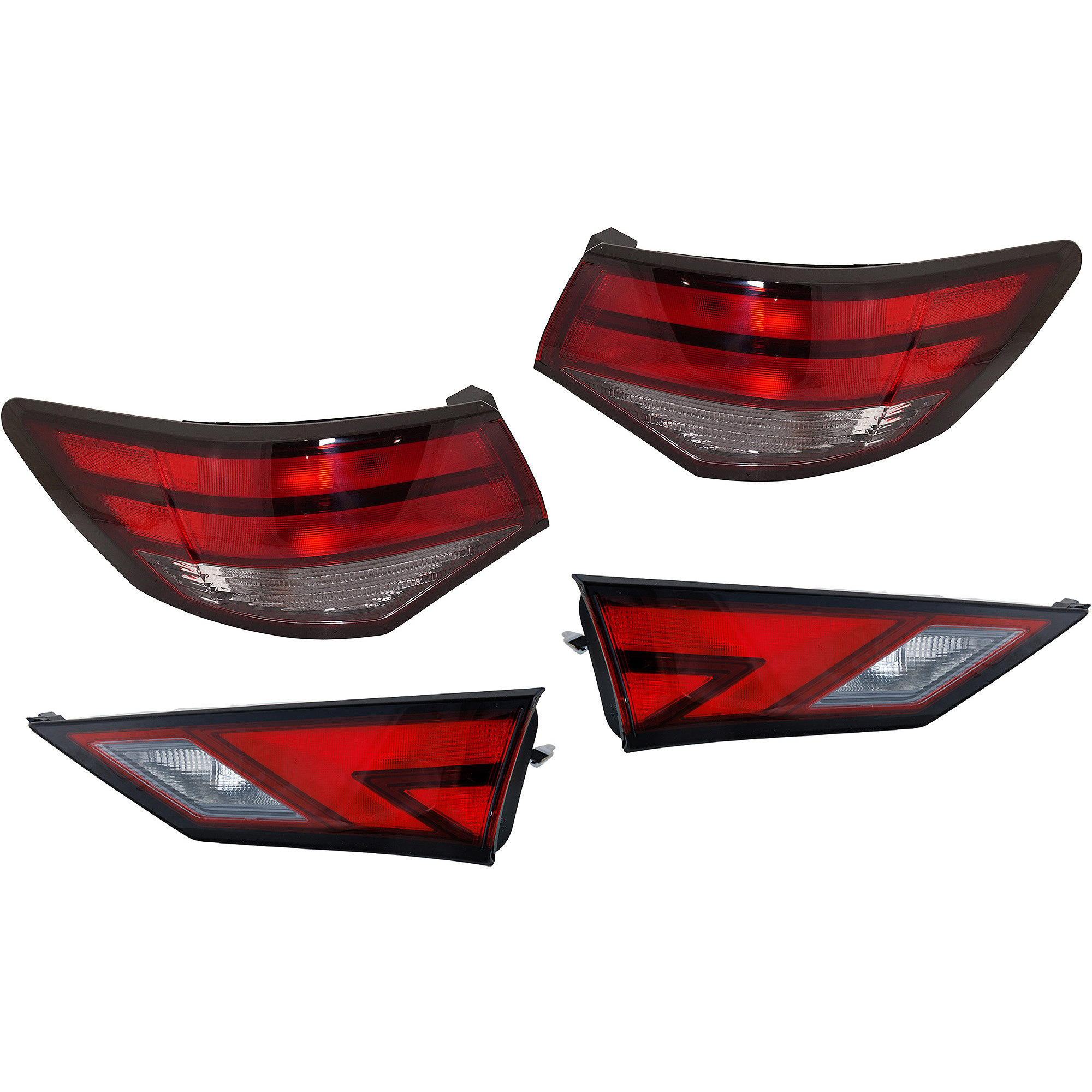 AM SENTRA 20-23 TAIL LAMP RH AND LH Inner and Outer Assembly Halogen SKU SET RN73010047-4 Partslink NI2802124 NI2803124 NI2804121 NI2805121 OEM 265506LB0A 265506LB5A 265556LB