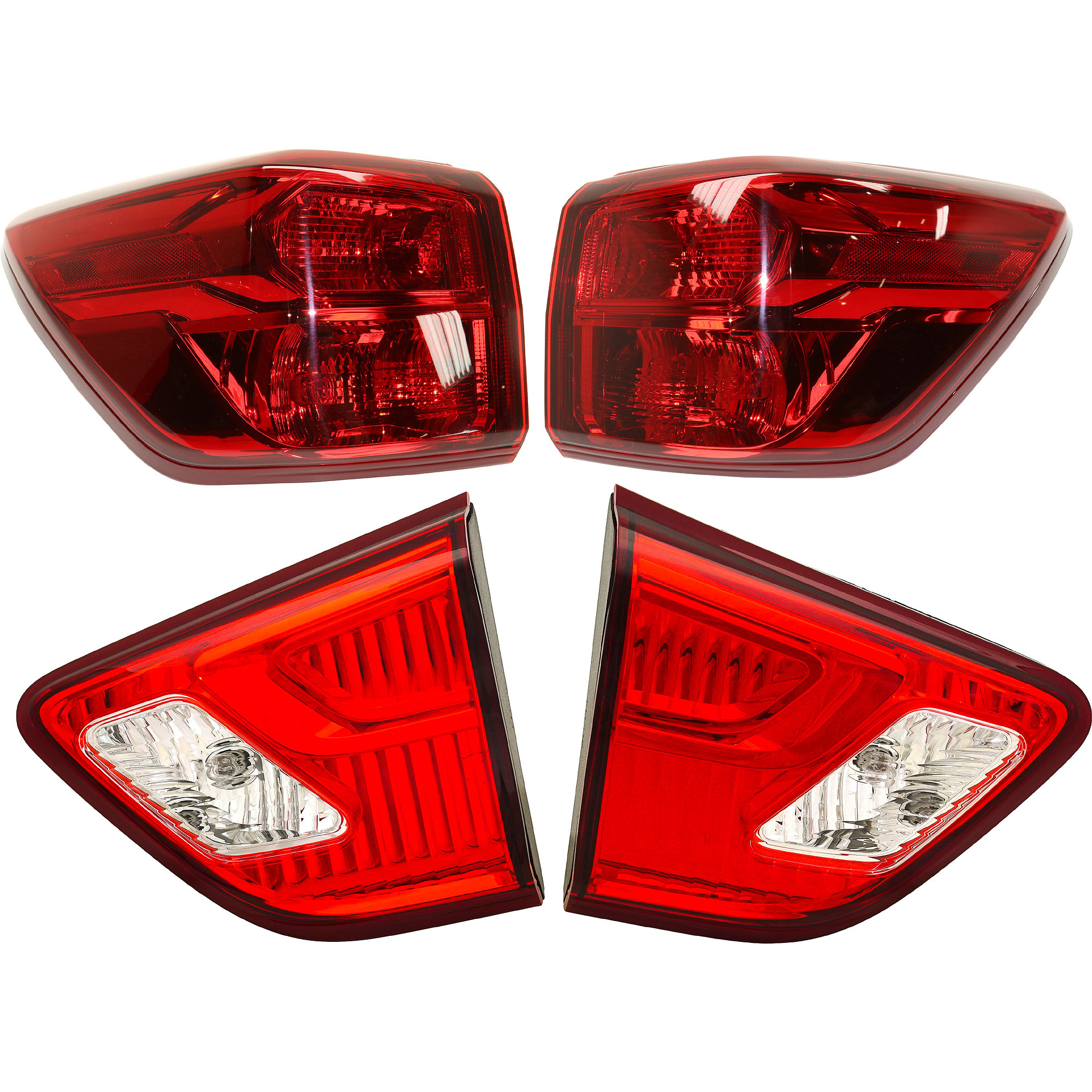 AM PATHFINDER 17-20 TAIL LAMP RH AND LH Inner and Outer Halogen Assembly CAPA SKU SET RN73130005Q 4 Partslink NI2802113C NI2803113C NI2804109C NI2805109C OEM 265409PF0A 265459PF0A 265509PF