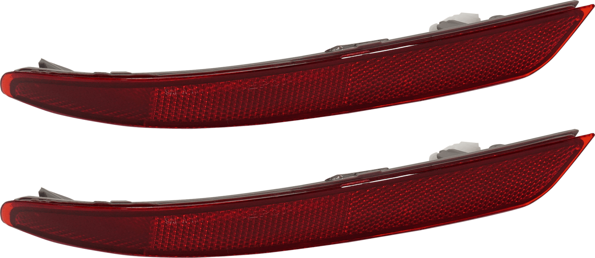 AM QX60-16-20 REAR BUMPER REFLECTOR LH CAPA SKU SET RN73490004Q 2 Partslink IN1184101C OEM 265658990D