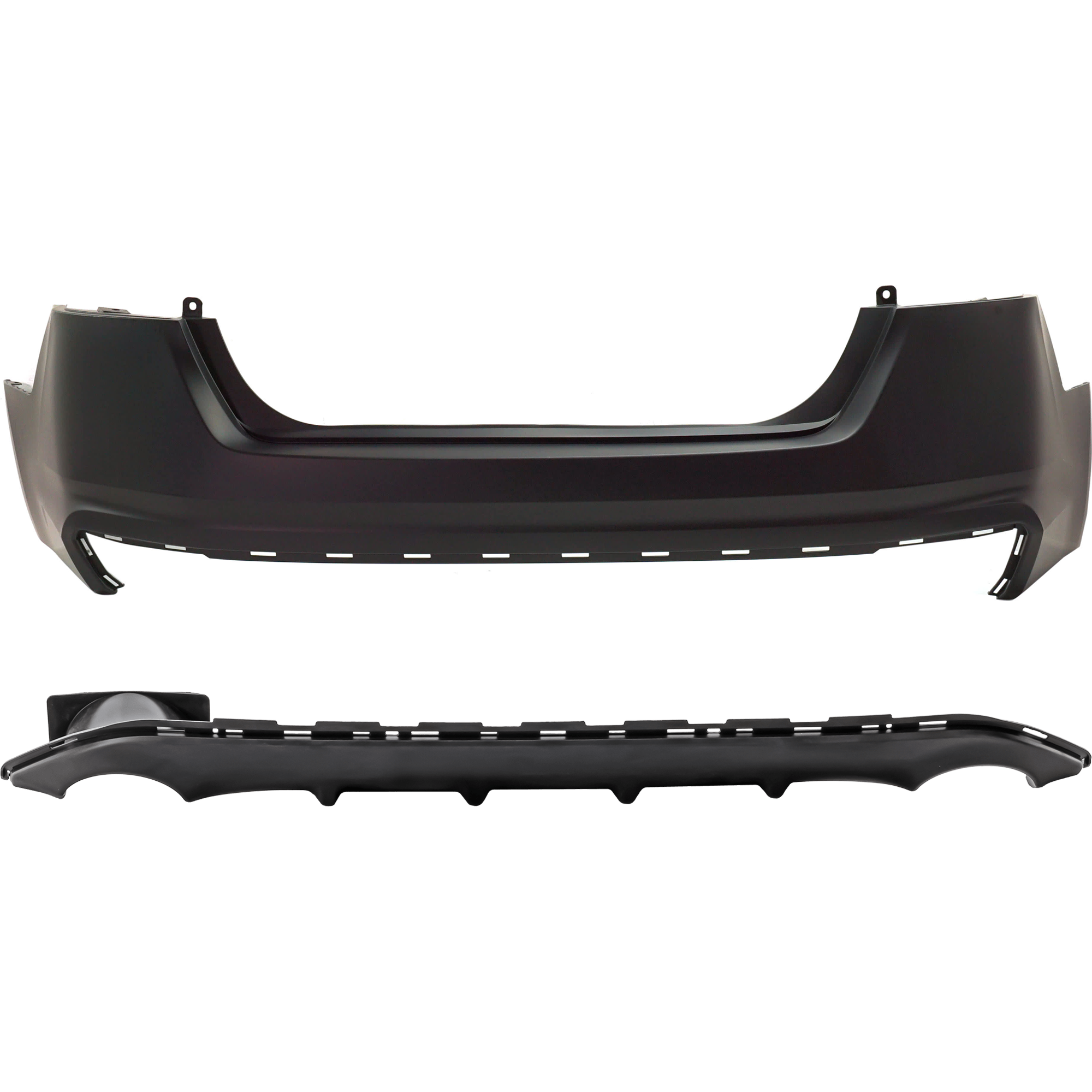 AM ALTIMA 19-23 REAR BUMPER COVER Upper and Lower Primed Edition One Platinum SL SV SR Models w o PDC Sensor Holes SKU SET RN76010009P A