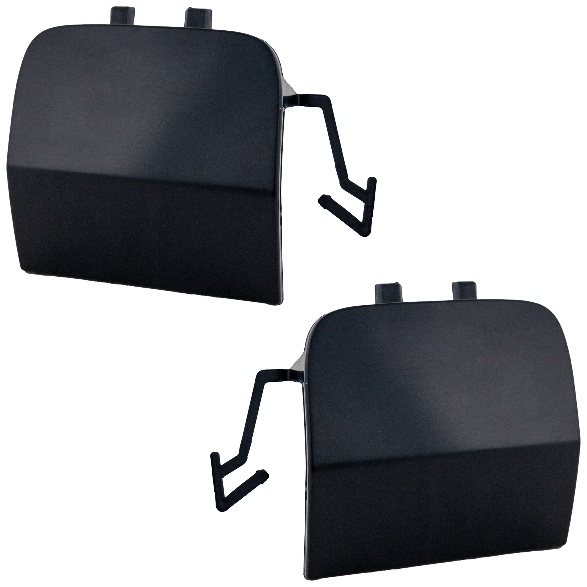 AM CAYENNE 19-22 FRONT BUMPER TOW HOOK COVER RH AND LH SKU SET RP01440003 Partslink PO1029107 PO1029108 OEM 9Y0807156BG2X 9Y0807155BG2X