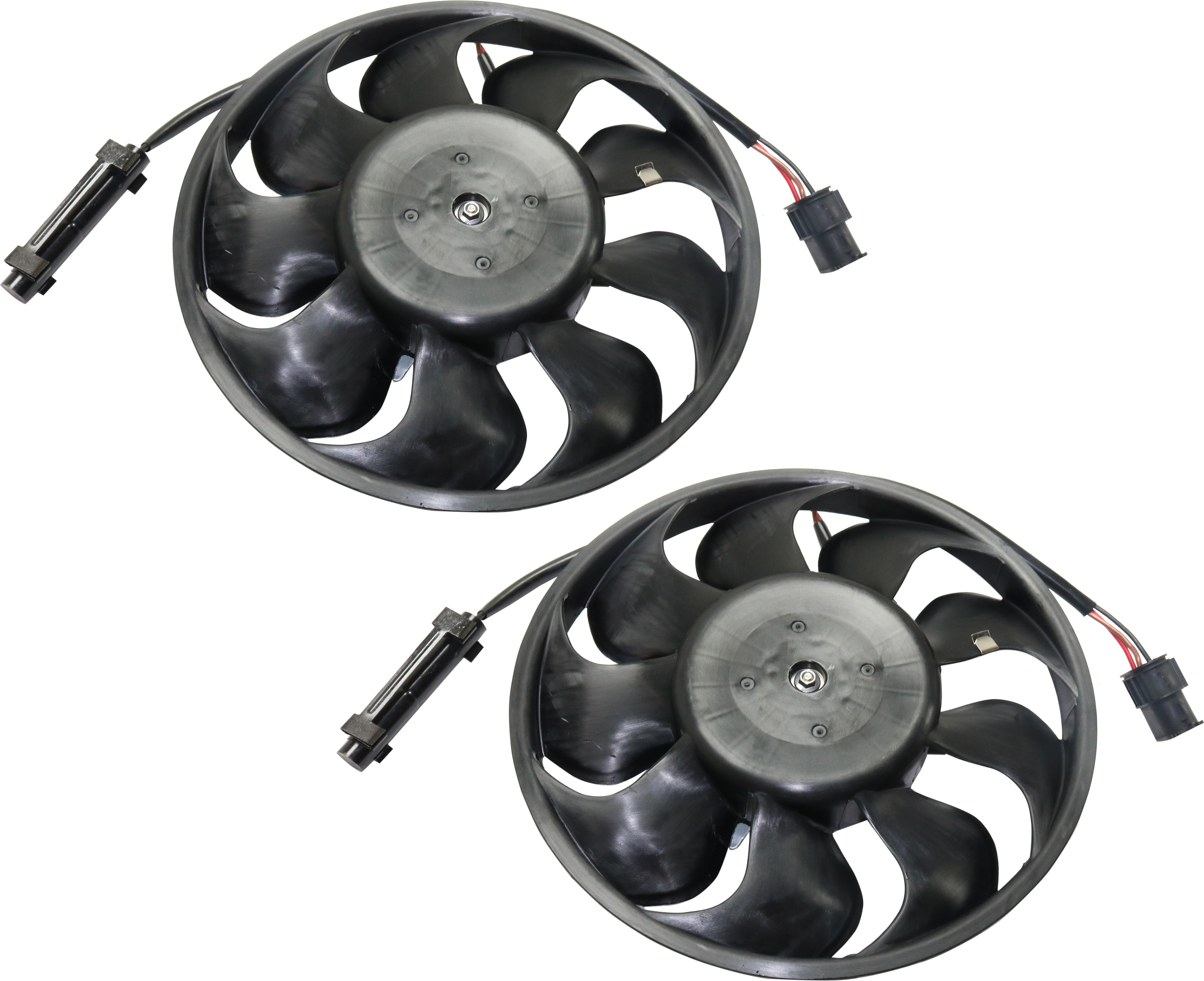 AM PORSCHE 911-99-04 BOXSTER 97-04 COOLING FAN ASSEMBLY RH and LH Fan and Motor 911 Exc. GT2 Turbo Mdls Conv Cpe SKU SET RP16090001-2 OEM 99662413500