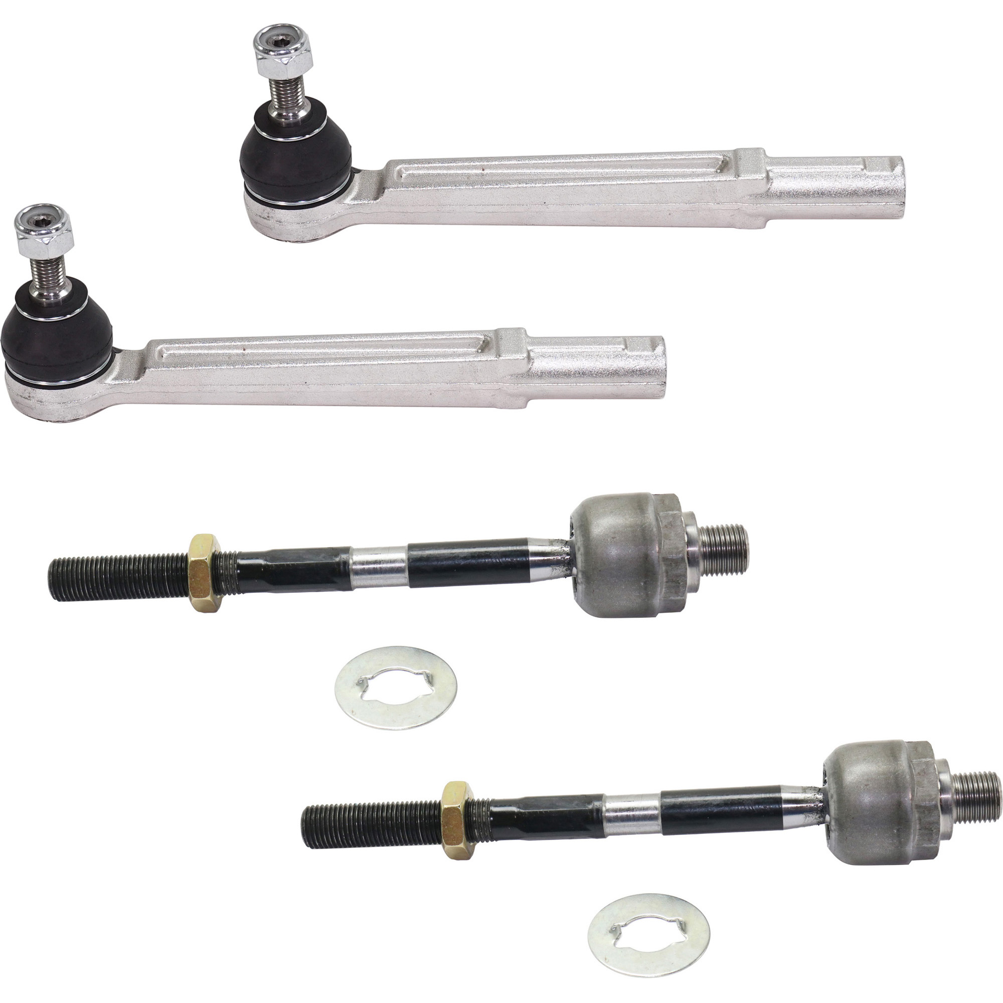 AM BOXSTER 97-04 PORSCHE 911-99-05 FRONT TIE ROD RH AND LH Inner and Outer Set of 4 SKU SET RP28210002-4 OEM 99634732203