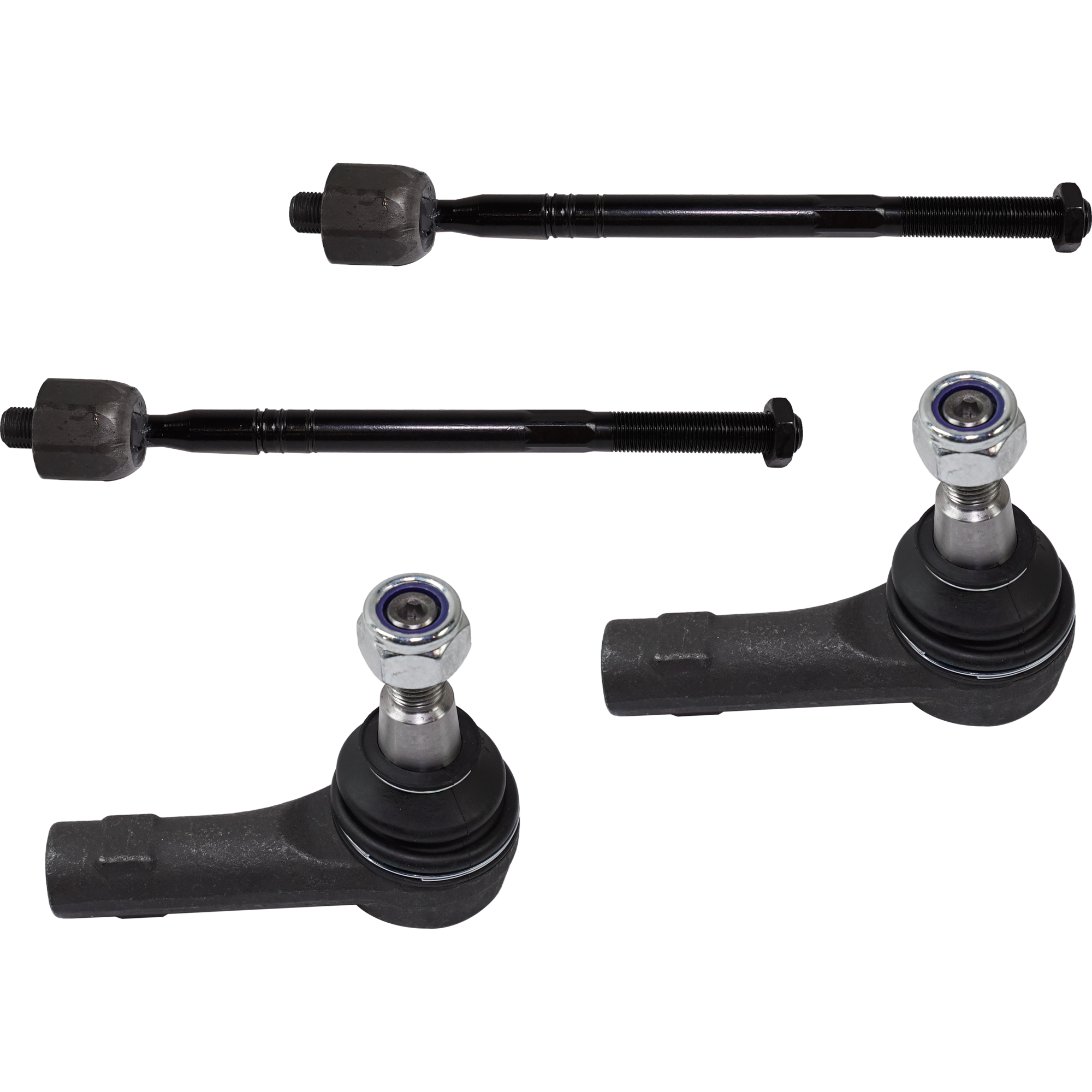 AM CAYENNE 03-17 FRONT TIE ROD RH AND LH Inner and Outer Set of 4 SKU SET RP28210006-4 OEM 7L0422803C 7L0422821-7L0422817