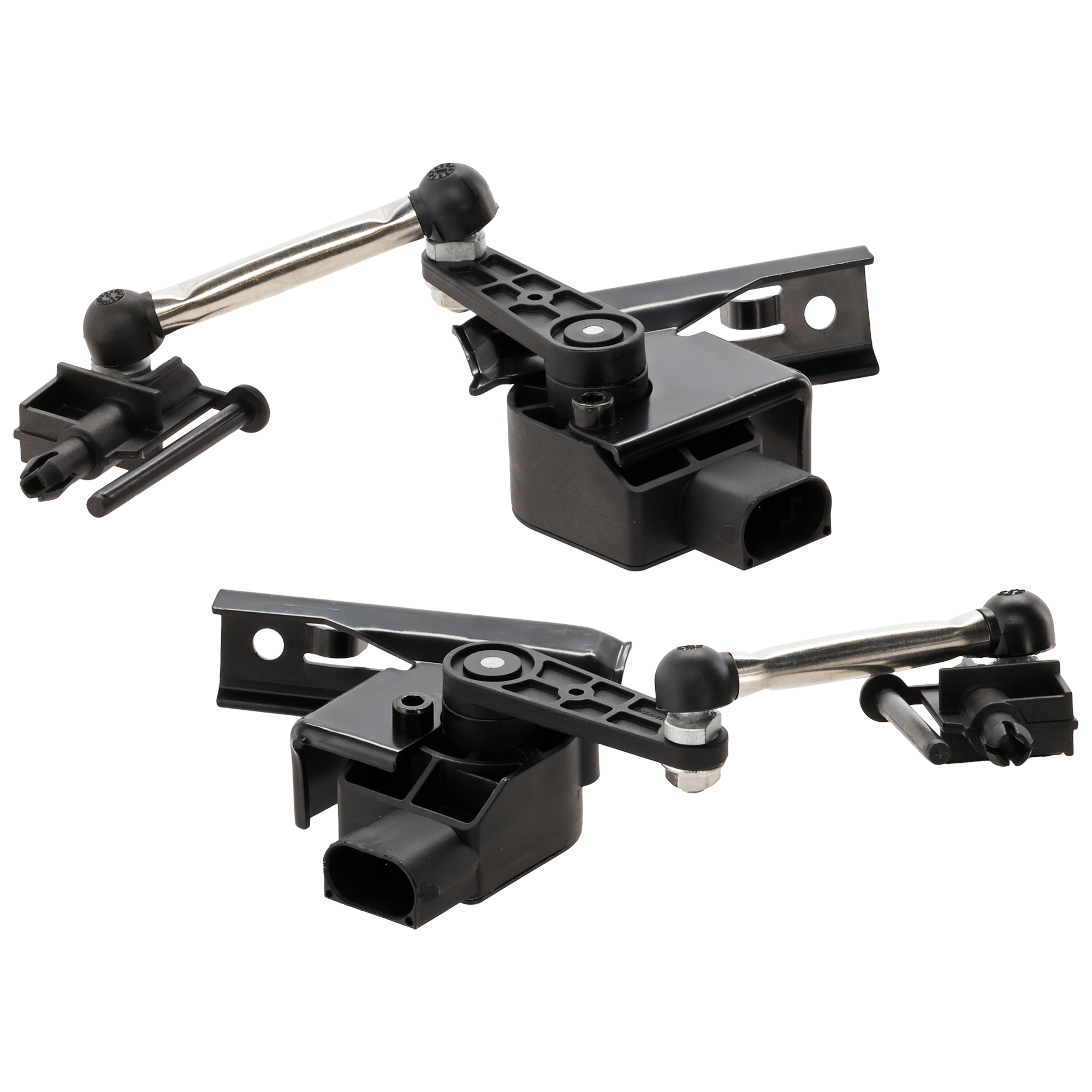 AM PANAMERA 10-16 FRONT SUSPENSION RIDE HEIGHT SENSOR RH AND LH Black Plastic SKU SET RP32840001 OEM 97034302103-97034302203