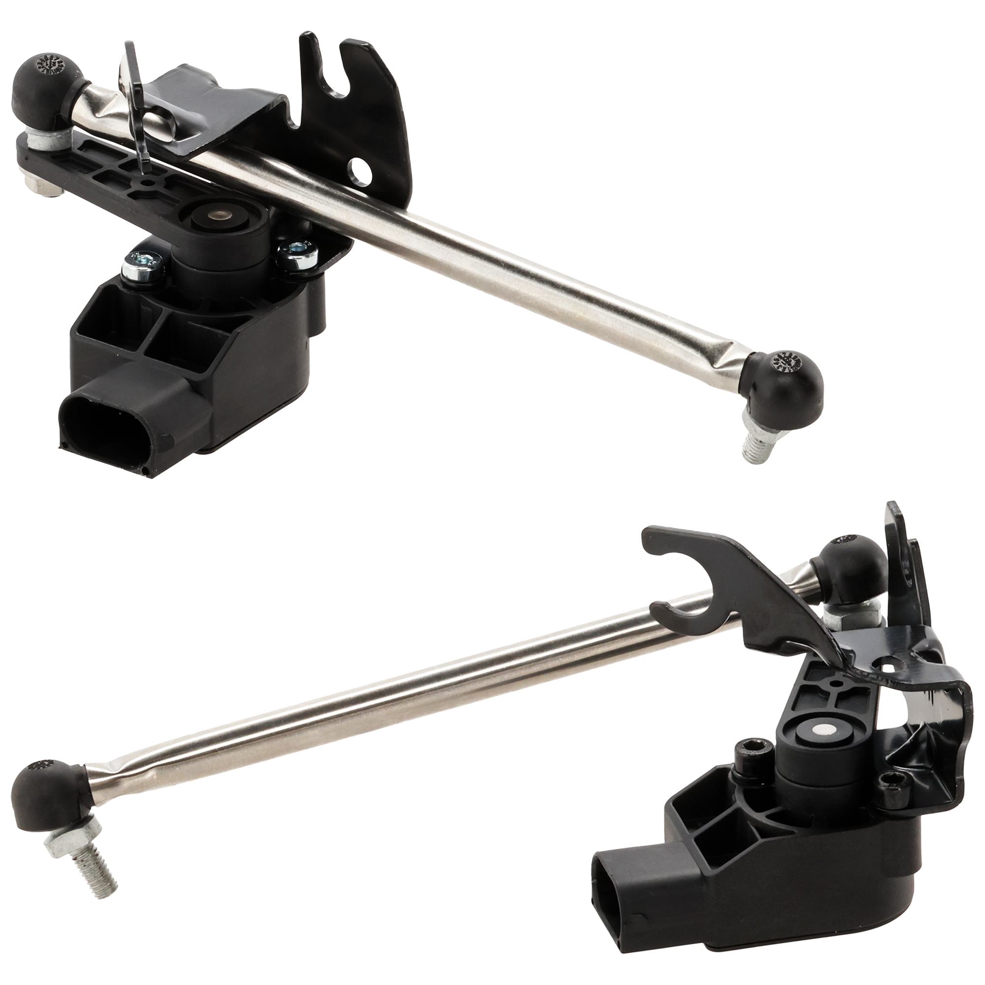 AM PANAMERA 10-16 REAR SUSPENSION RIDE HEIGHT SENSOR RH AND LH Black Plastic SKU SET RP32850001 OEM 97033302103-97033302204