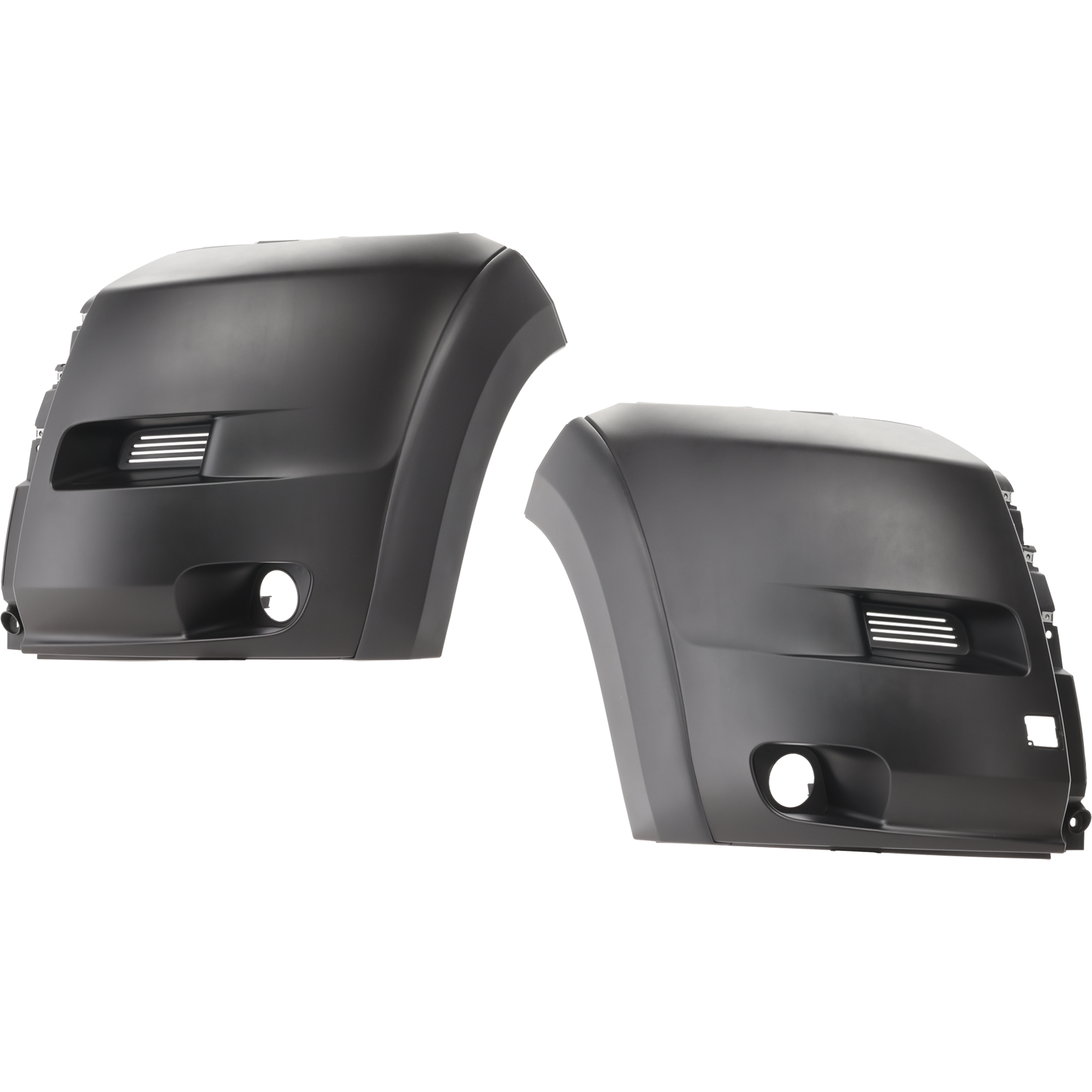 AM PROMASTER 19-22 FRONT BUMPER COVER RH AND LH Textured Outer w o Parking Aid Sensor w Fog Light SKU SET RR01030007 Partslink CH1016109 CH1017109 OEM 1ZT94JXWAA 1ZT96JXWAA