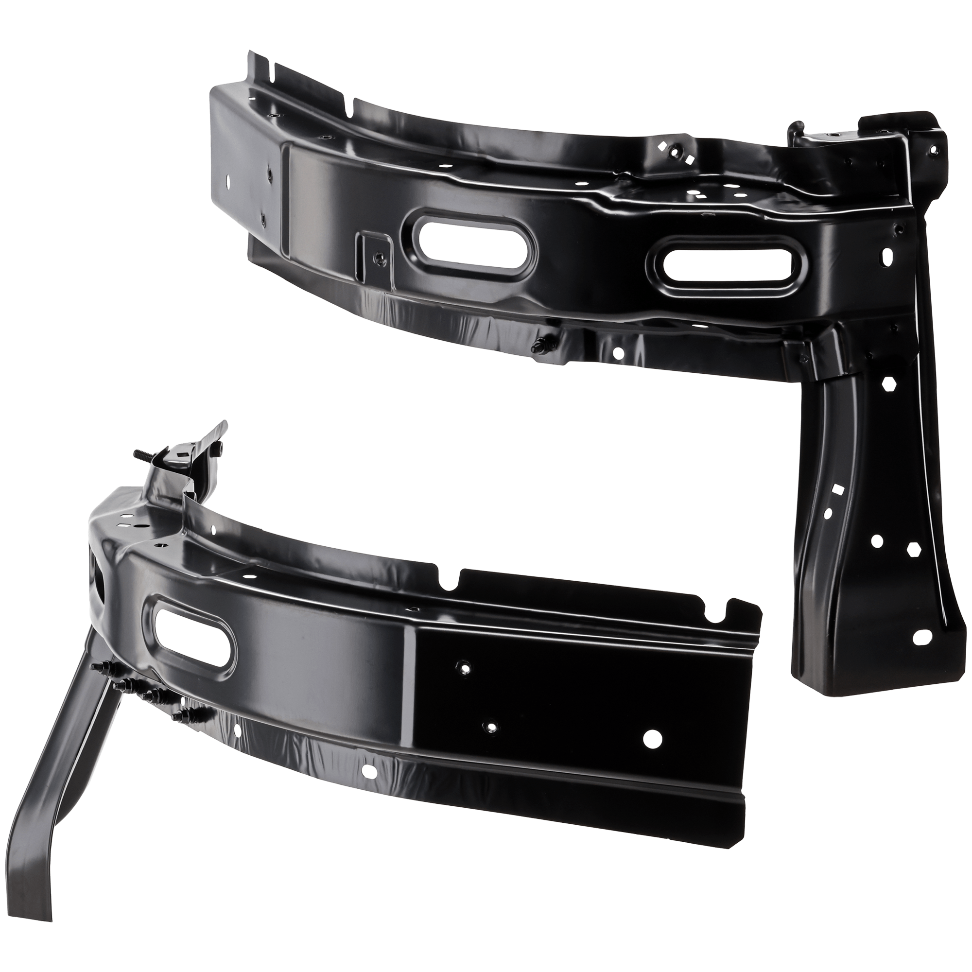AM PROMASTER VAN 14-24 RADIATOR SUPPORT RH AND LH Upper Load Path Beam Steel Extended Standard Cargo Van Lower Load Beam Cab Chassis Cutaway Van Upper Beam SKU SET RR25050003 Partslink CH1225332 CH1256100 CH1225333 CH1257100 OEM 68159486AD 68159486AB 53499047