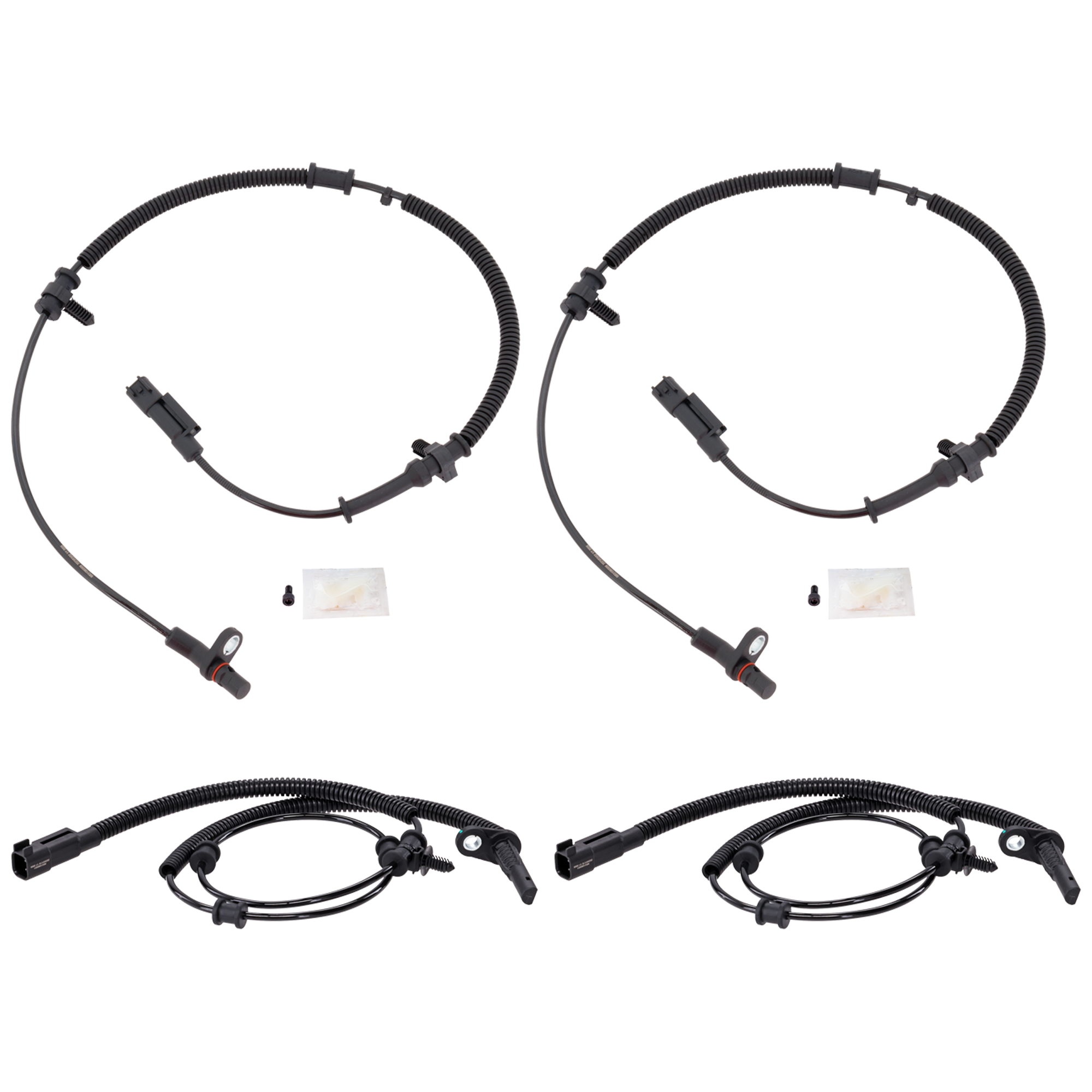 AM RAM 1500-13-18-1500 CLASSIC 19-19 FRONT AND REAR ABS SPEED SENSOR RH AND LH SKU SET RR31080006 OEM 68231044AB 72334-532957-2ABS28