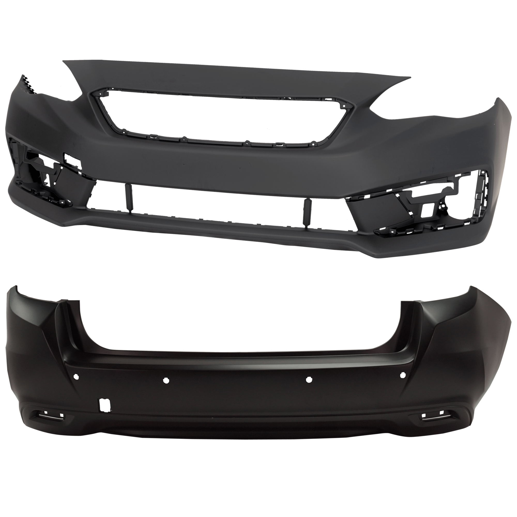 AM IMPREZA 20-23 FRONT AND REAR BUMPER COVER Primed Wagon w Object Sensor Holes SKU SET RS01030013P A