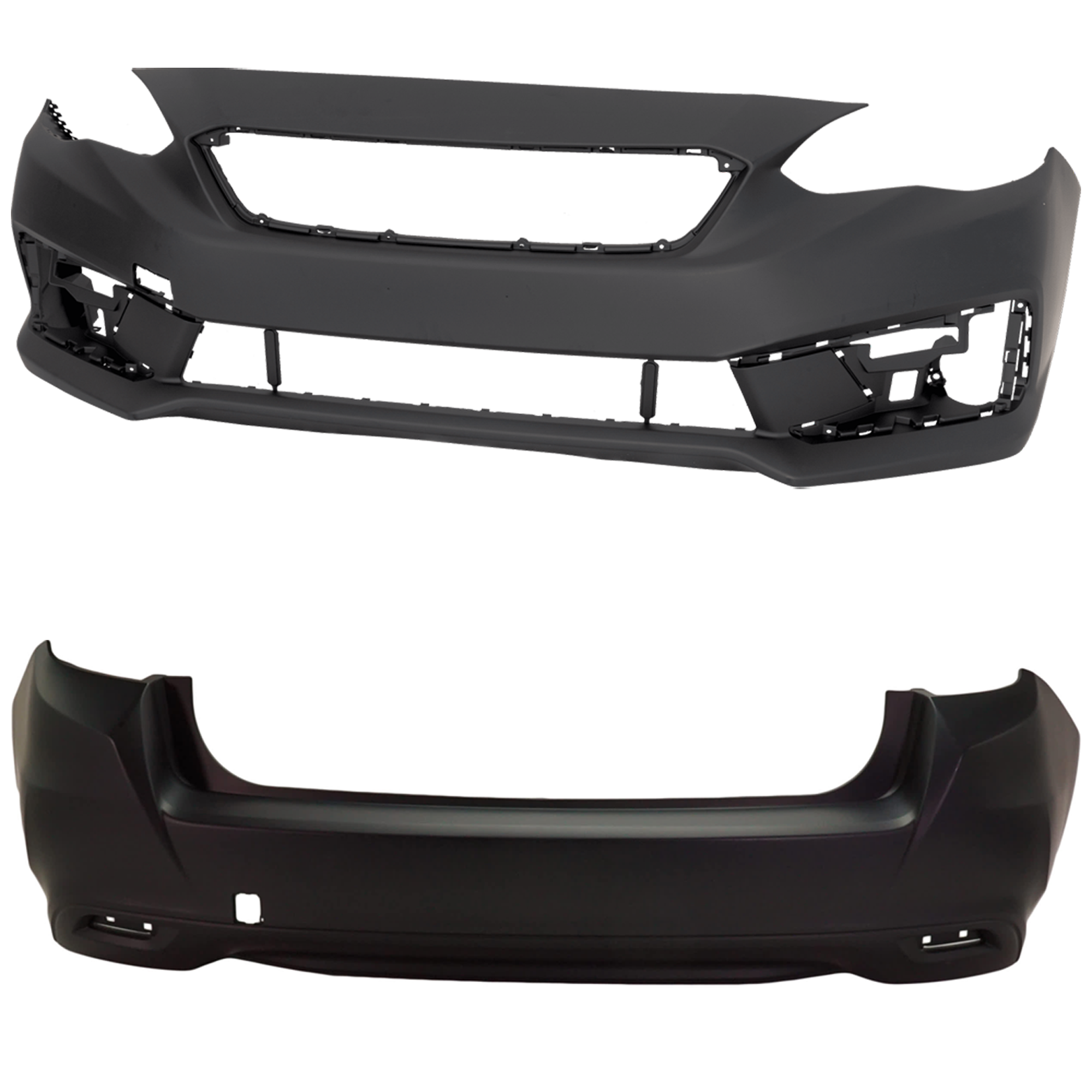 AM IMPREZA 20-23 FRONT AND REAR BUMPER COVER Primed Wagon w o Object Sensor Holes SKU SET RS01030013P B