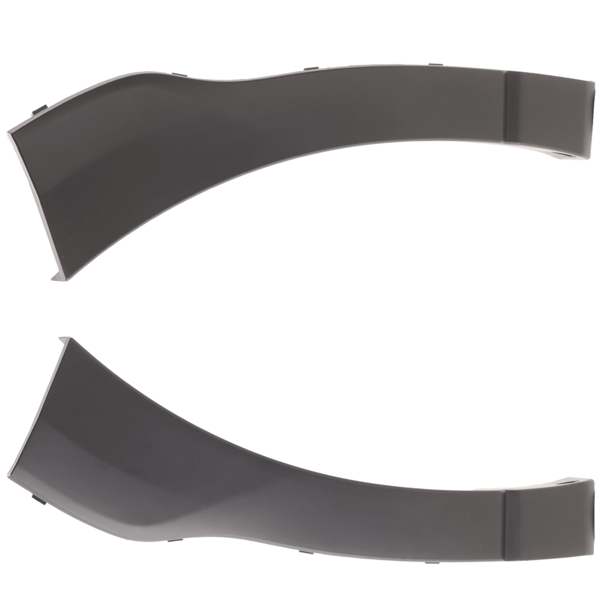 AM OUTBACK 23-24 FRONT BUMPER MOLDING RH AND LH Side Cover Textured Excludes Wilderness Model CAPA SKU SET RS01590001Q Partslink SU1046102C SU1047102C OEM 57756AN06A 57756AN07A