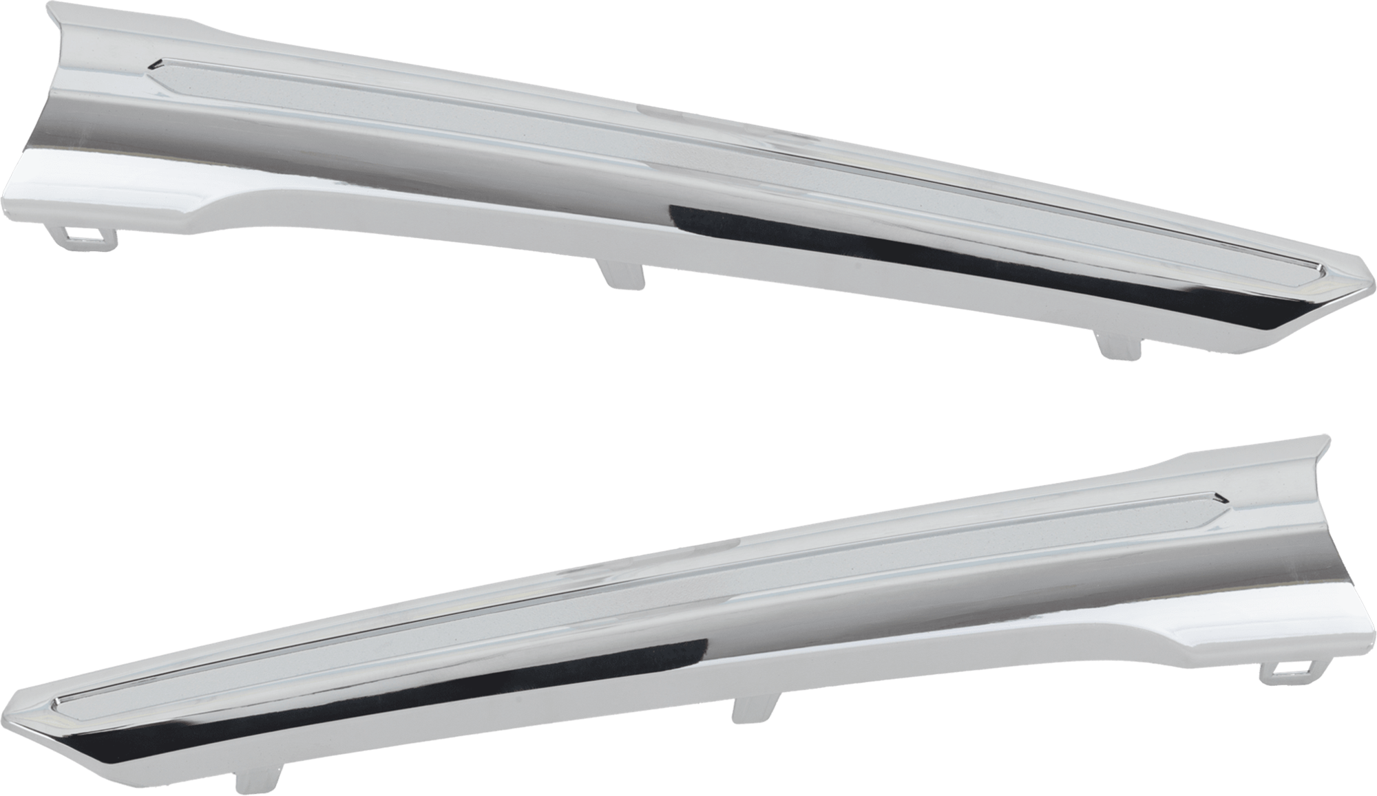 AM IMPREZA 17-19 GRILLE MOLDING RH AND LH Chrome w o 50th Anniversary Edition Sedan Wagon SKU SET RS07070009 Partslink SU1212105 SU1213105 OEM 91123FL04B 91123FL05B