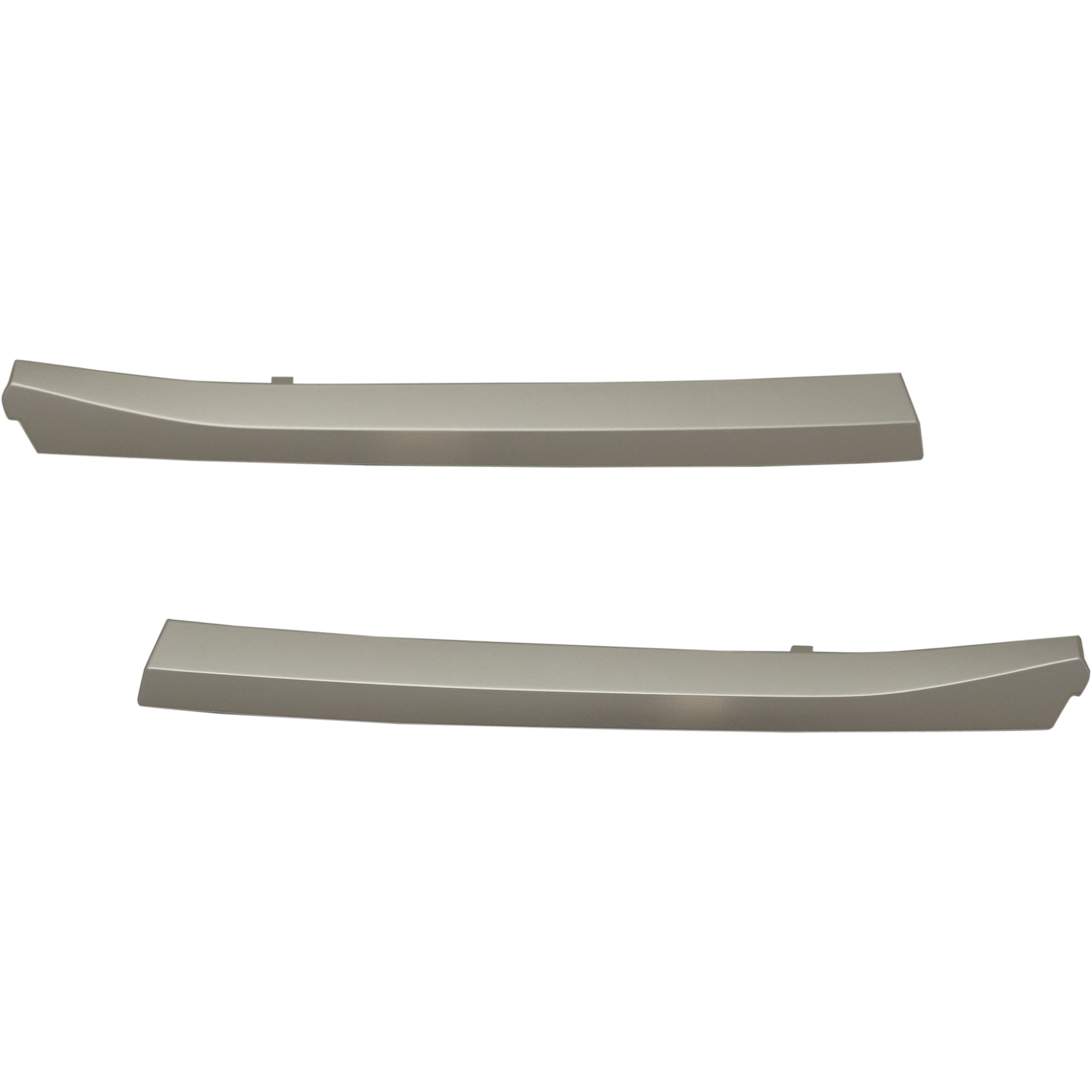AM CROSSTREK 18-20 GRILLE MOLDING RH AND LH Painted Silver w o 50th Anniversary Edition To 8-17 SKU SET RS07110003 Partslink SU1213107 SU1212107 OEM 91123FL110-91123FL120