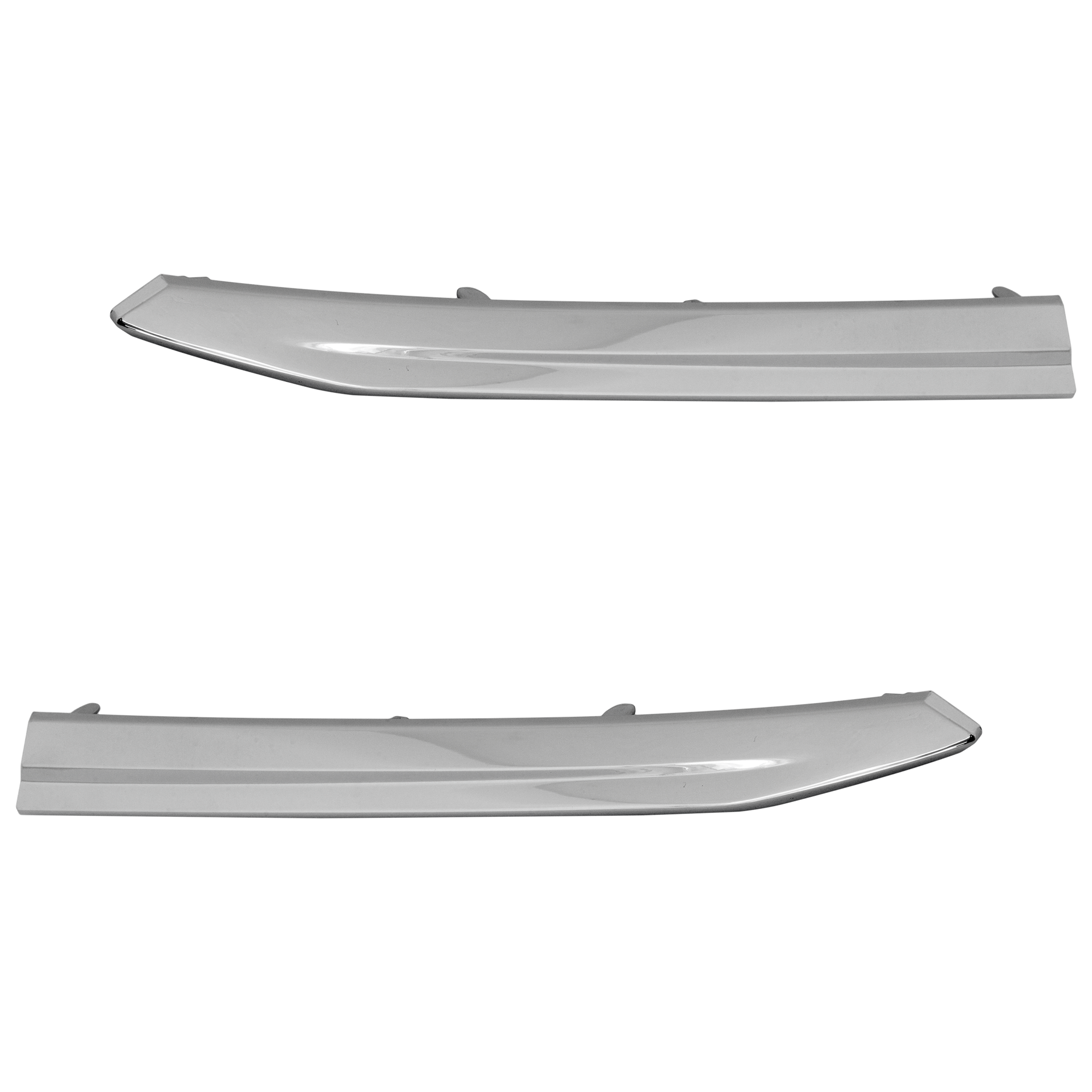 AM IMPREZA 20-23 GRILLE MOLDING RH AND LH Chrome Sedan Wagon w o 50th Anniversary Edition SKU SET RS07110007 Partslink SU1213109 SU1212109 OEM 91123FL24A 91123FL25A