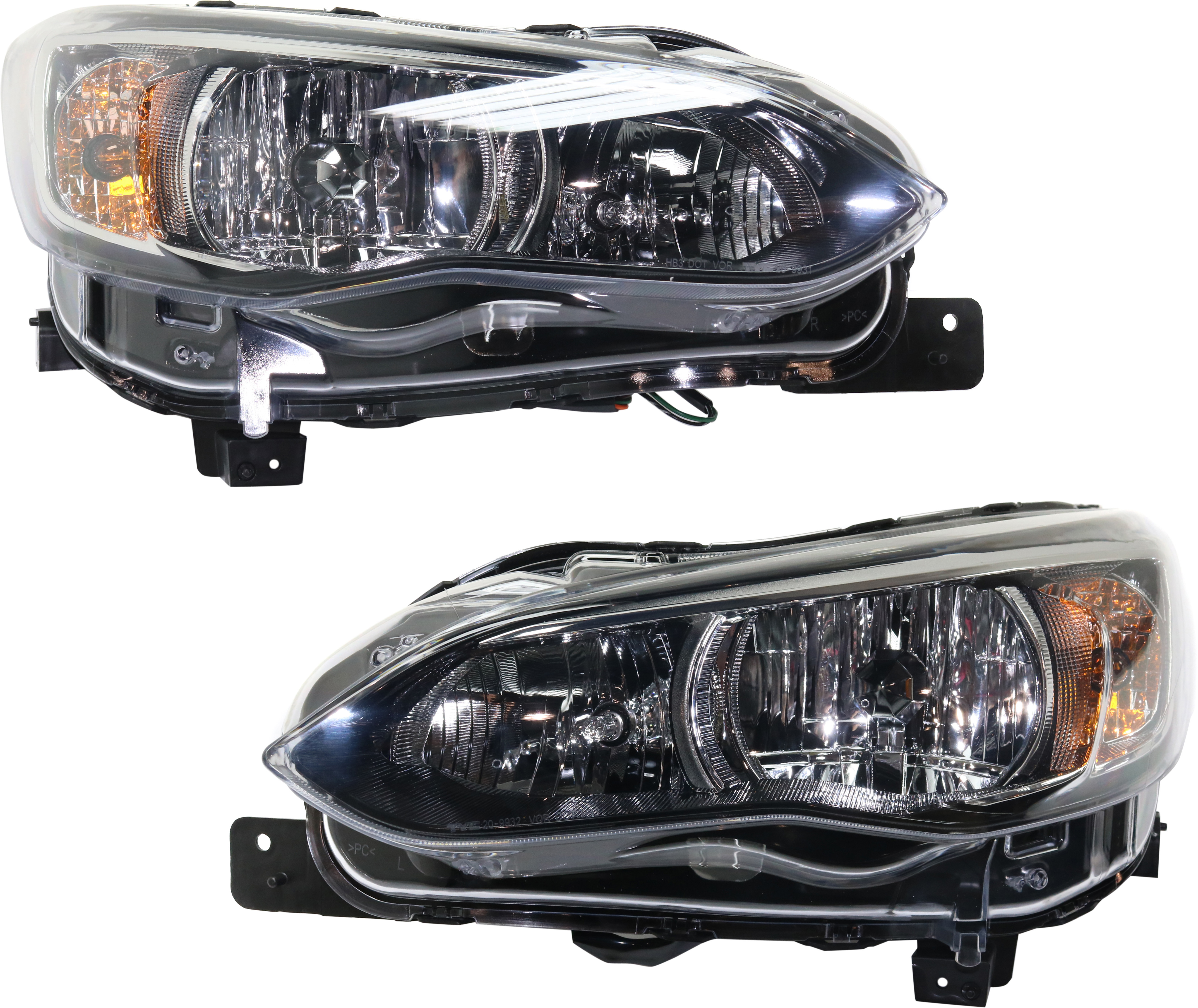 AM CROSSTREK 18-21 IMPREZA 17-22 HEAD LAMP RH AND LH Assembly Halogen Base Premium Sport Models SKU SET RS10010007