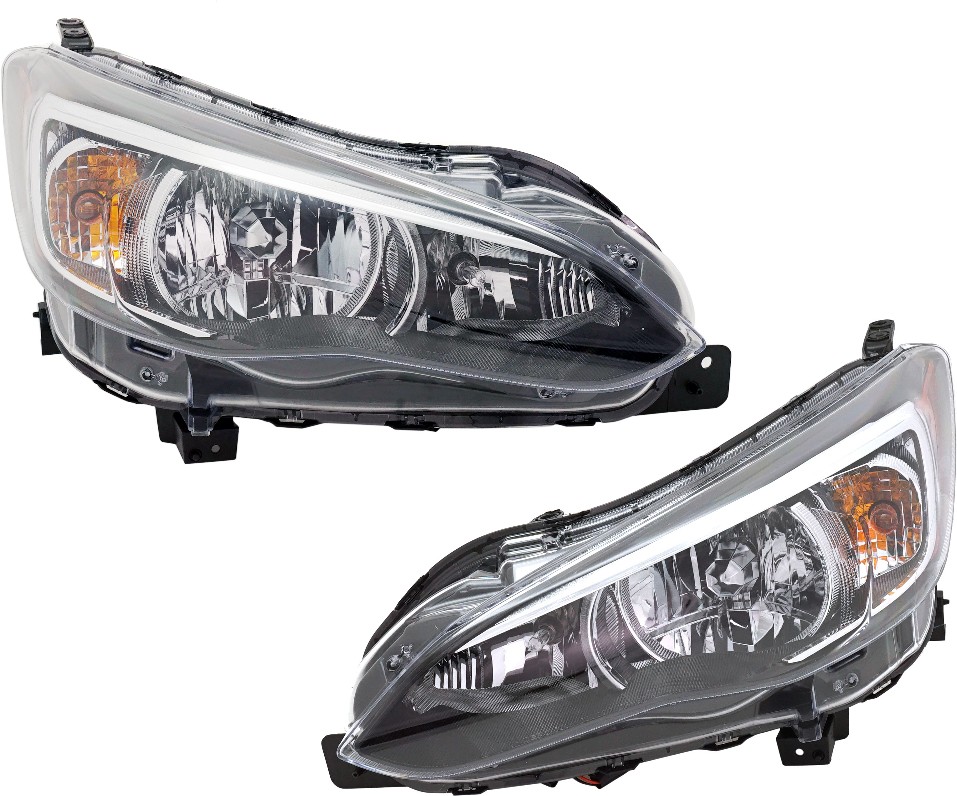 AM CROSSTREK 18-23 IMPREZA 17-23 HEAD LAMP RH AND LH Assembly Halogen Impreza Sedan Base Premium Sport Models SKU SET RS10010009 Partslink SU2502160 SU2502164 SU2503160 SU2503164 OEM 84001FL00B 84001FL100-84001FL0