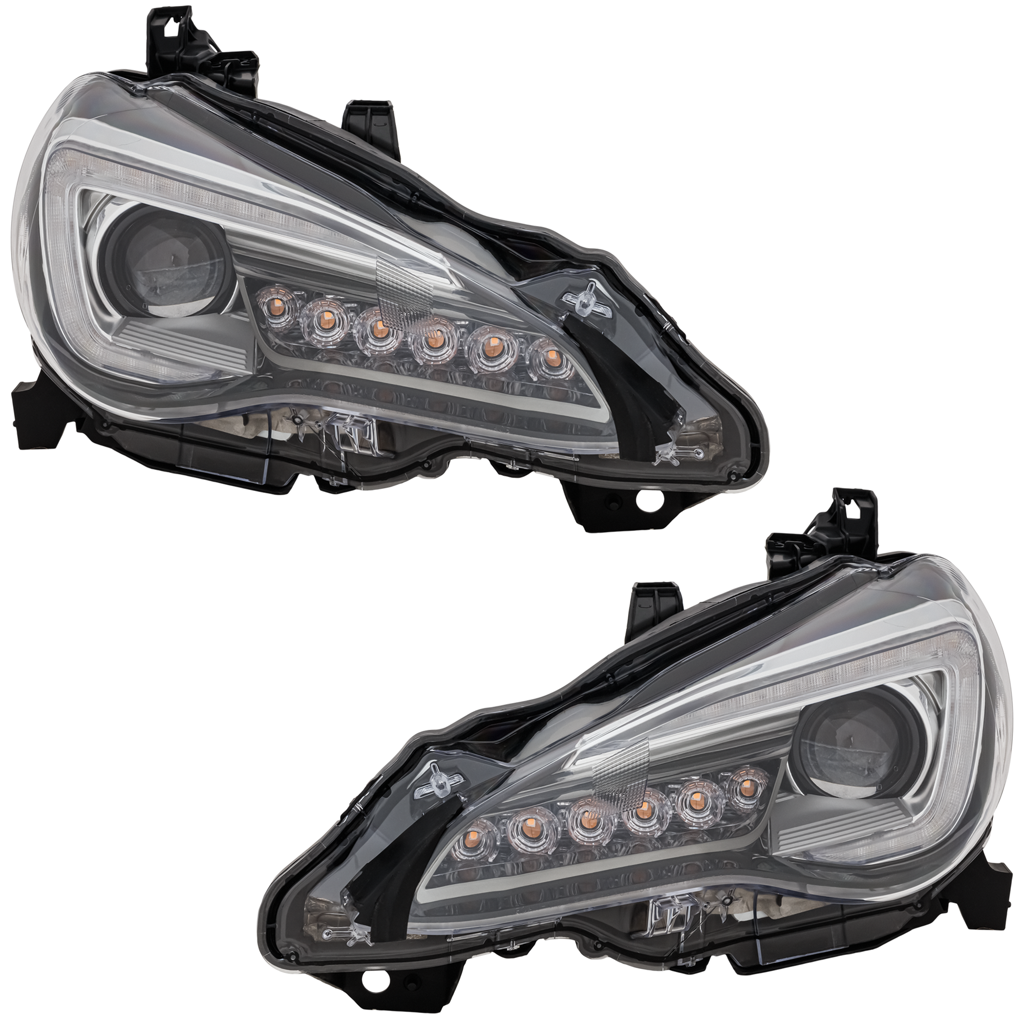 AM BRZ 17-20 HEAD LAMP RH AND LH Assembly LED w o Logo SKU SET RS10010049A Partslink SU2503165 SU2502165 OEM 84002CA382-84002CA392