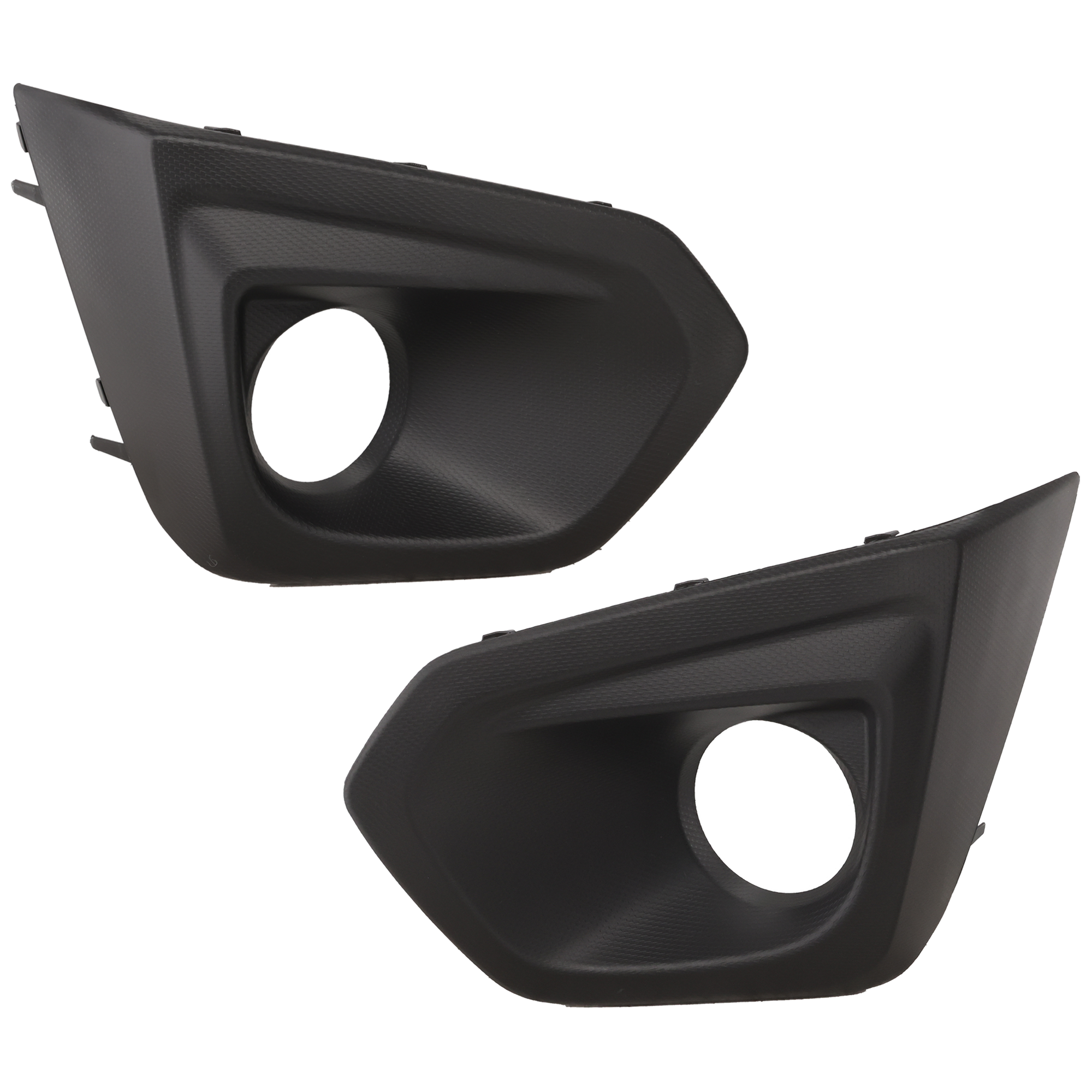 AM IMPREZA 12-14 FOG LAMP COVER RH AND LH Black Sedan Wagon Exc. WRX Models SKU SET RS10770017 Partslink SU1038152 SU1039152 OEM 57731FJ000-57731FJ010