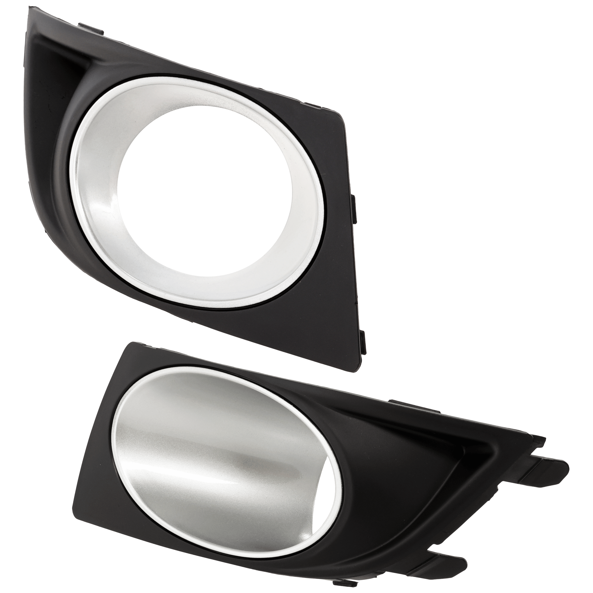 AM LEGACY OUTBACK 08-09 FOG LAMP MOLDING RH AND LH Black w Primed Silver Molding SKU SET RS10810019 Partslink SU1038149 SU1039149 OEM 57731AG36A 57731AG37A